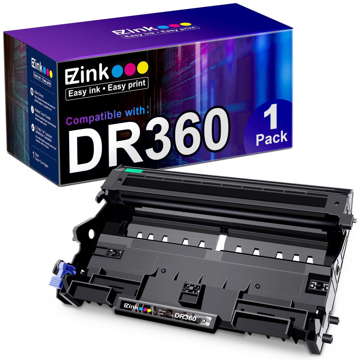E Z Ink (Tm Compatible Drum Unit Replacement For Brother Dr360 Dr 360 To Use With Dcp 7040 Dcp 7030 Mfc 7840W Mfc 7340 Mfc 7440N
