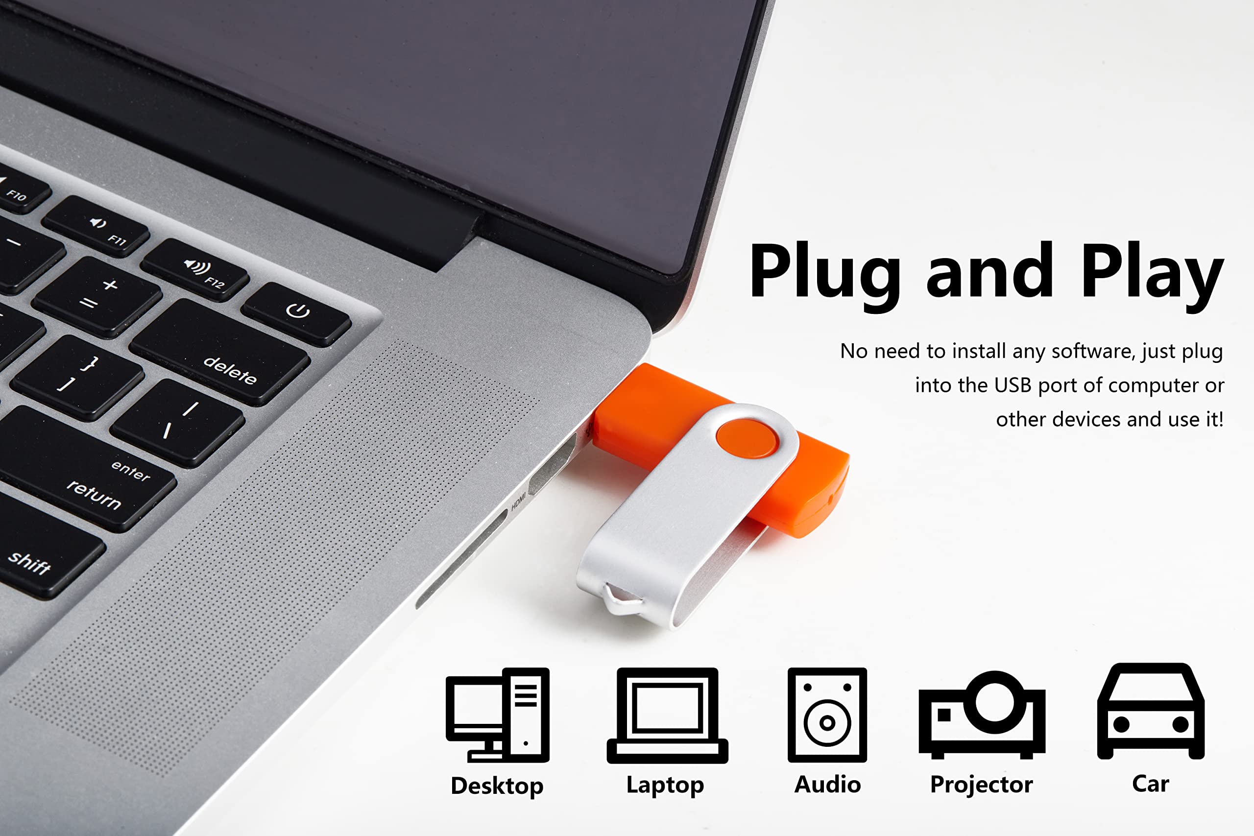 256Mb 5 Pack Usb Flash Drives In 5 Random Colors Usb 2.0 Swivel Design Flash Drive For Data Storage Wholesale Thumb Drive Jump D