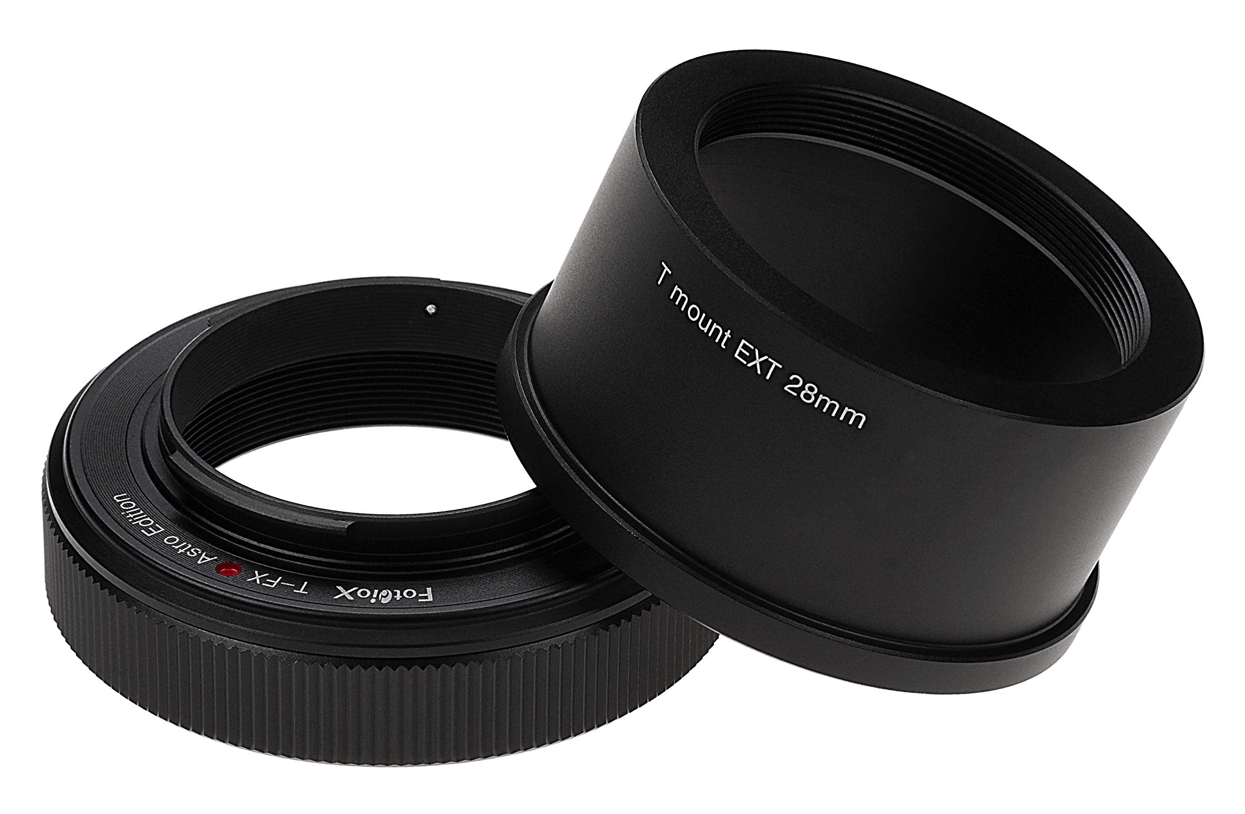 Fotodiox Lens Adapter Astro Edition - Compatible with T-Mount (T/T-2) Screw Mount Telescopes to Fuji X-Series Mount Cameras for 