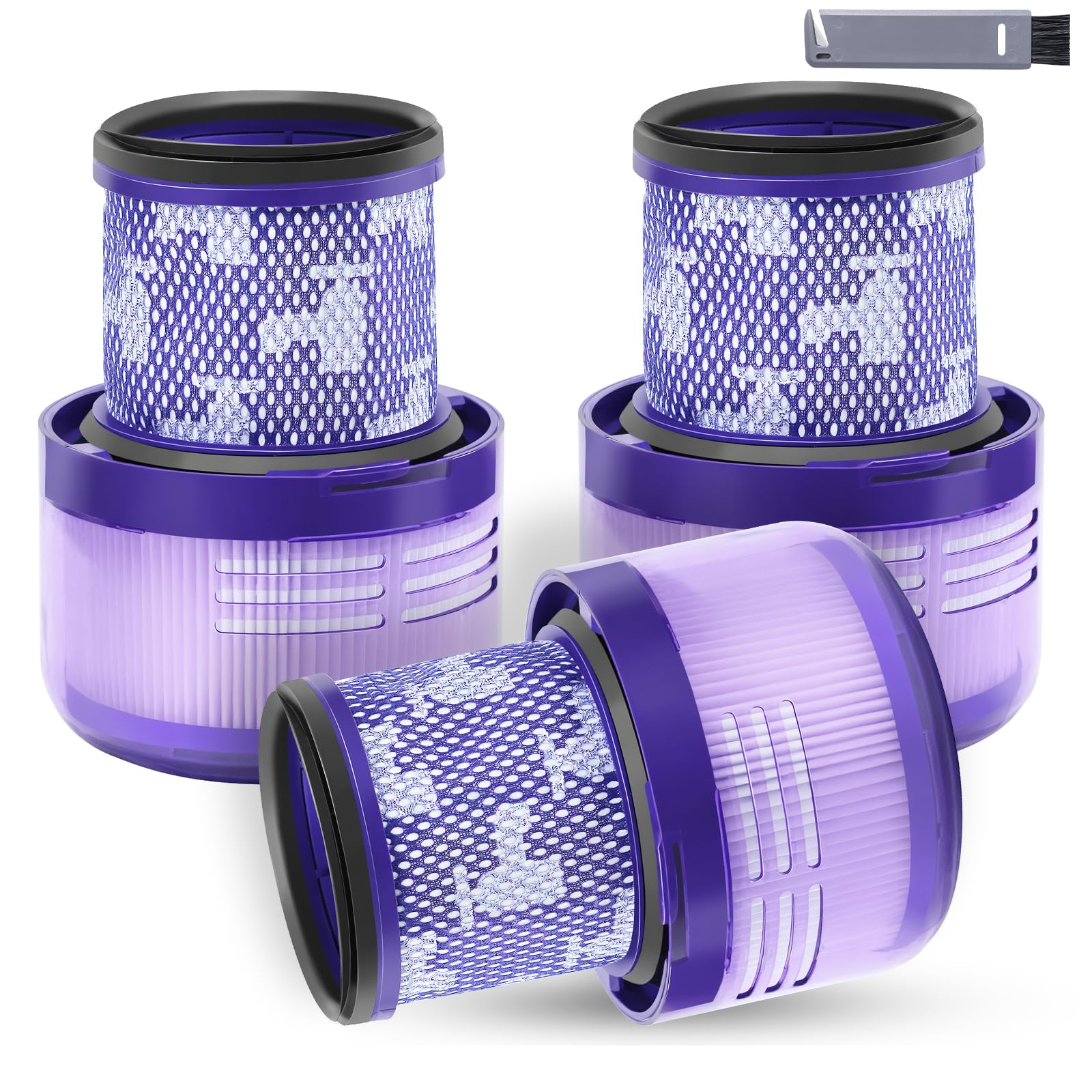 3 Pcs V9 Replacement Filters Compatible with Dyson V9 SV18 SV57