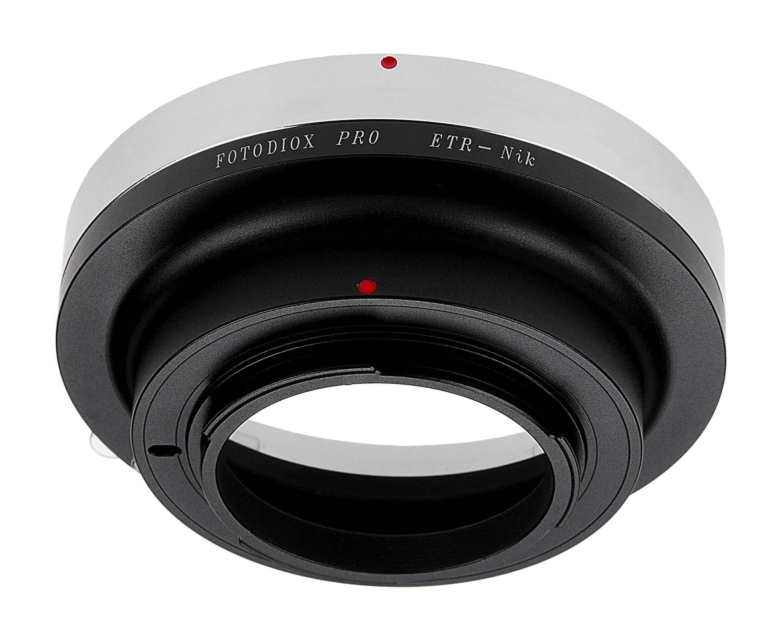 Fotodiox Pro Lens Mount Adapter - Bronica Etr (Etrc, Etrs, Etr-C, Etrsi) Lens To Nikon F-Mount Slr/Dslr Camera Body