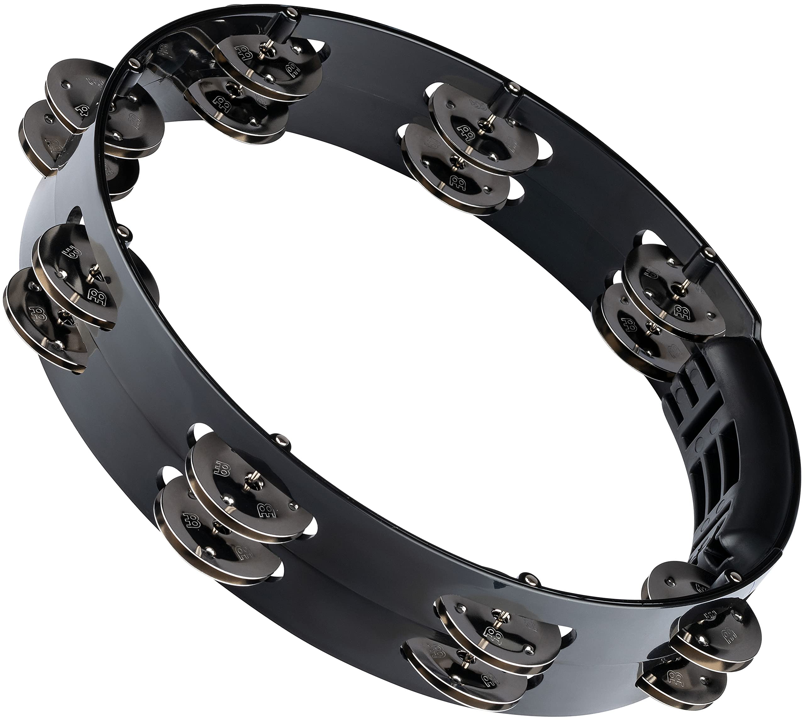 Meinl Percussion Htt10Bk Headliner Series Tour Tambourine, 10''   2 Rows, Black