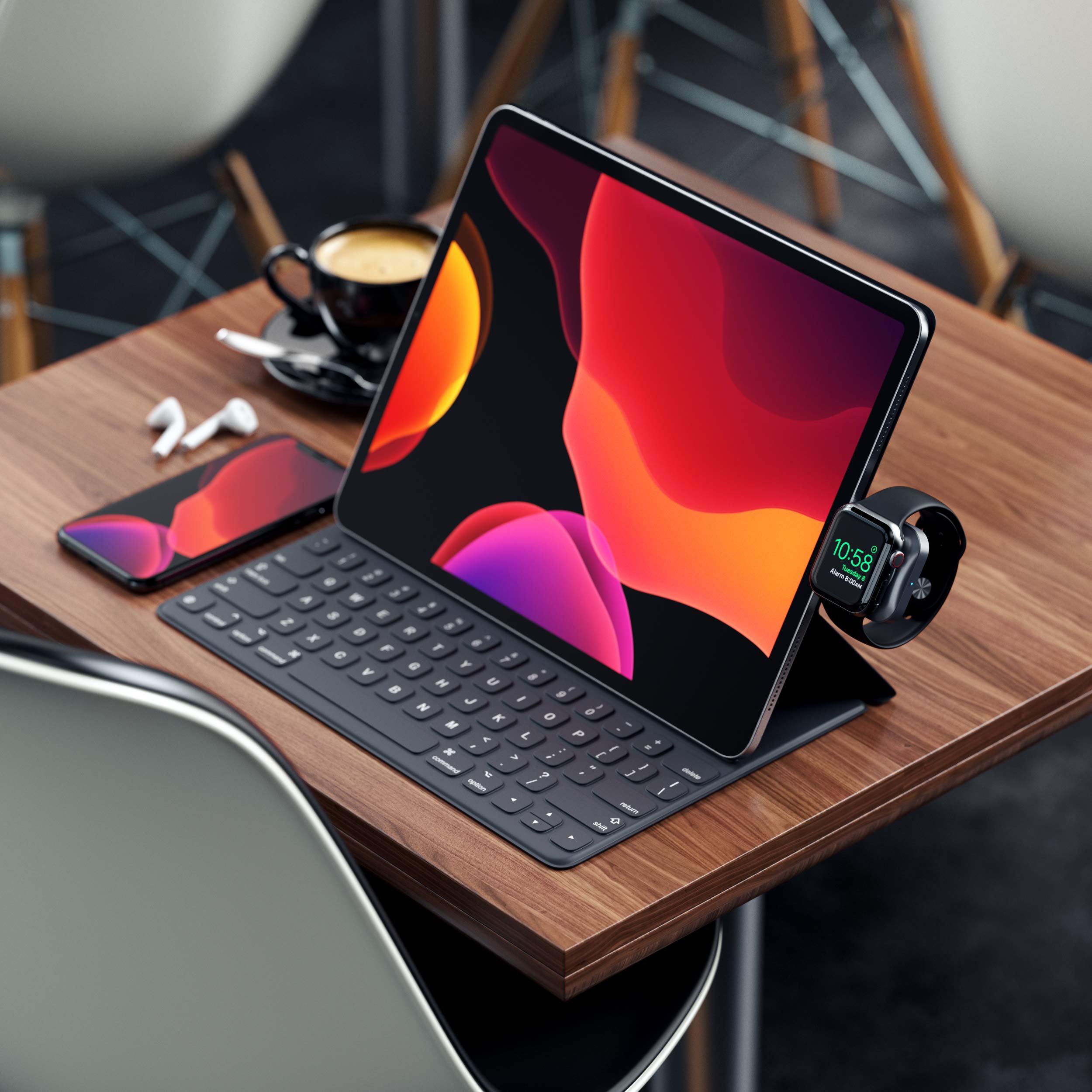 Satechi Apple Watch Charger Usb C [Mfi Certified] Portable Watch Charger   Compatible With Apple Watch Ultra And Series 9/8/7/6/