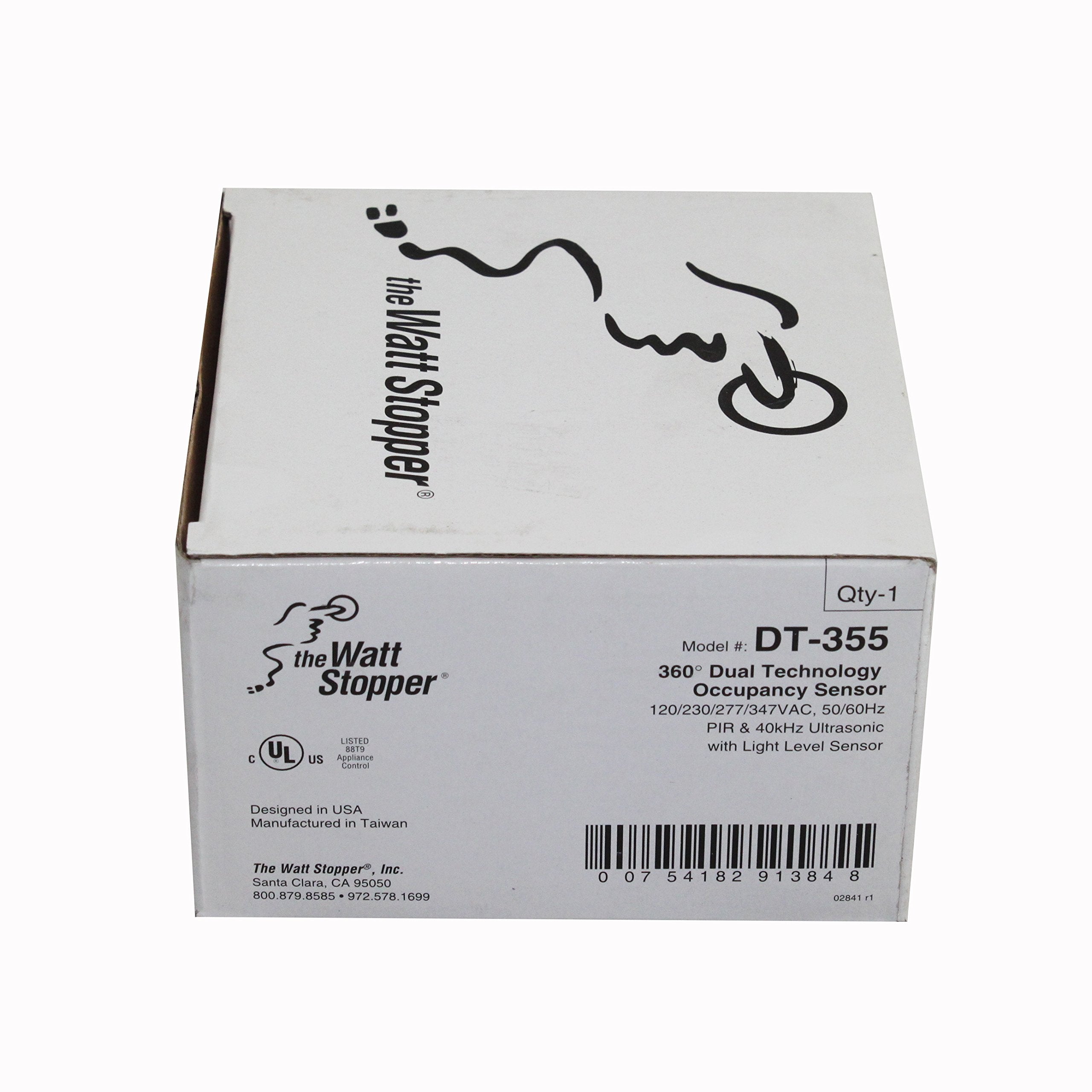 Legrand   Pass & Seymour Wattstopper Dual Technology Low Profile Ceiling Mount Occupancy Sensor 100 347 Vac, 360