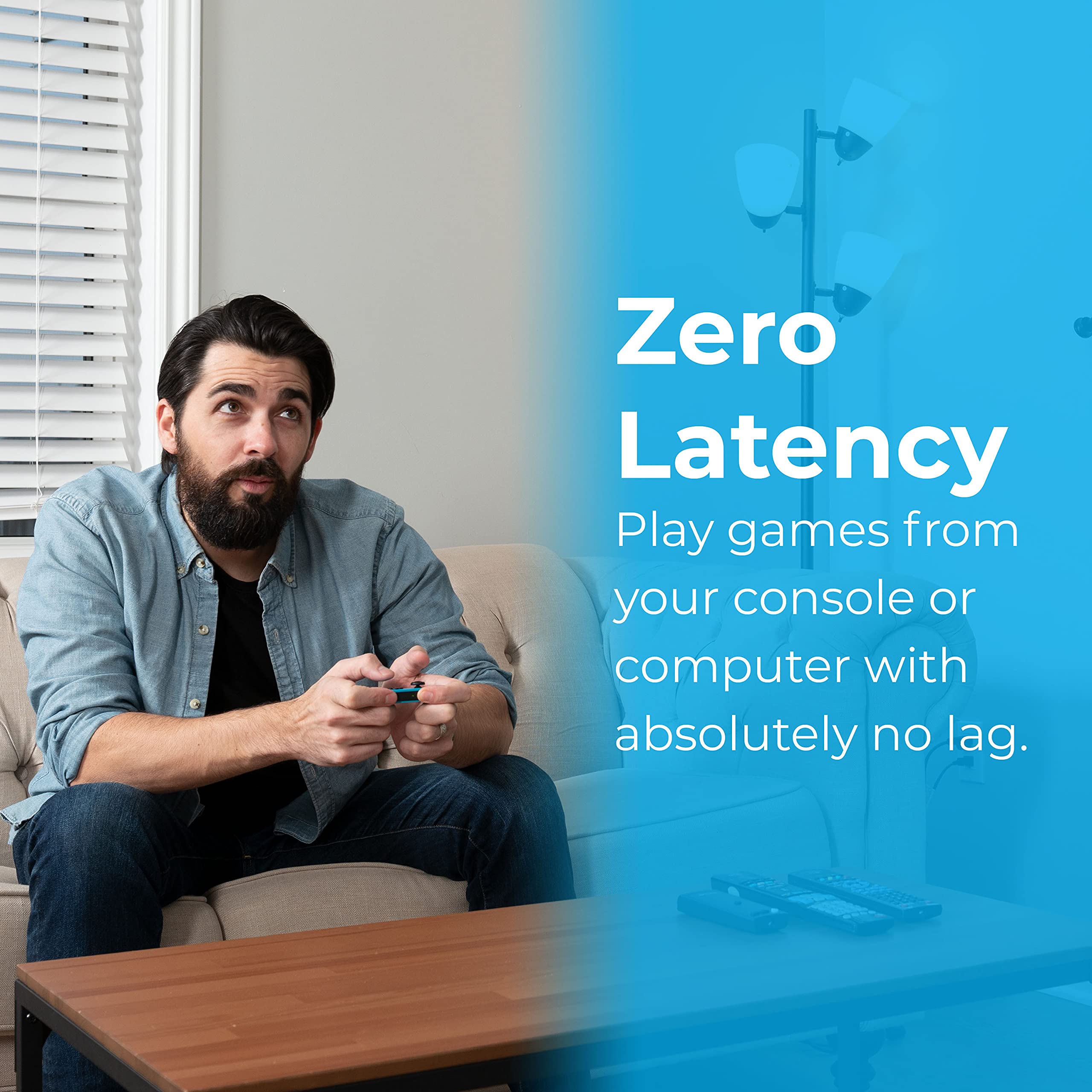 Nyrius Aries Pro+ Wireless Hdmi Video Transmitter & Receiver To Stream 1080P Video Up To 165Ft From Laptop, Pc, Cable Box, Game Console, Dslr Camera To A Tv, Projector Or Boardroom Screen (Npcs650)