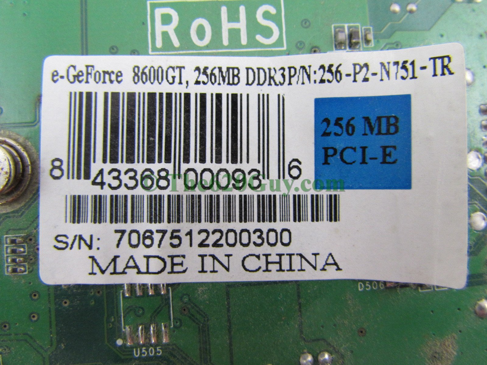 Evga 256 P2 N751 Tr E Geforce 8600 Gt 256 Mb Pci Express Graphics Card