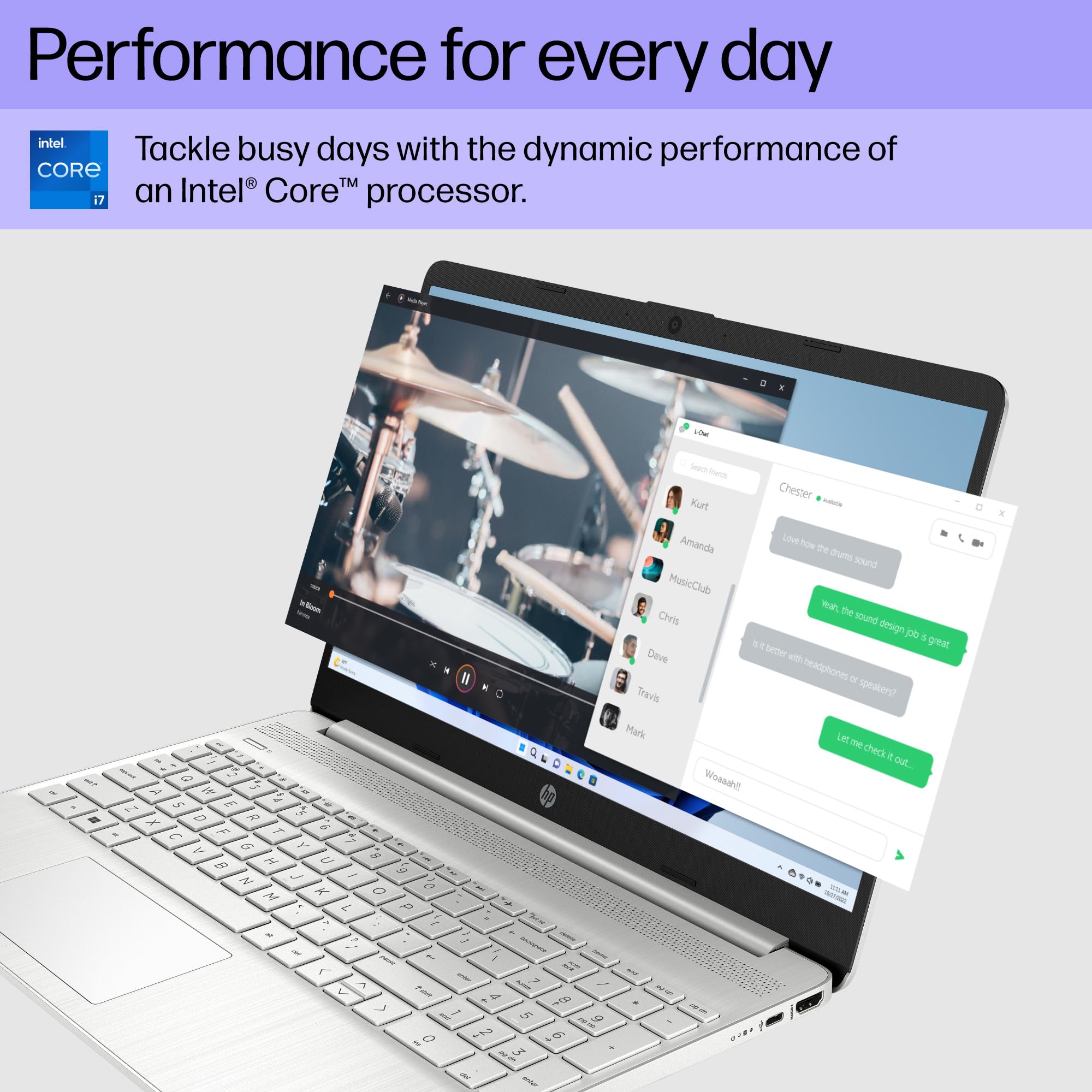 Hp 15.6 Inch Fhd Laptop | 11Th Gen Intel Core I5-1135G7 Processor (Beats I7-1065G7) | Intel Iris Xe Graphics | 8Gb Ram | 256Gb S