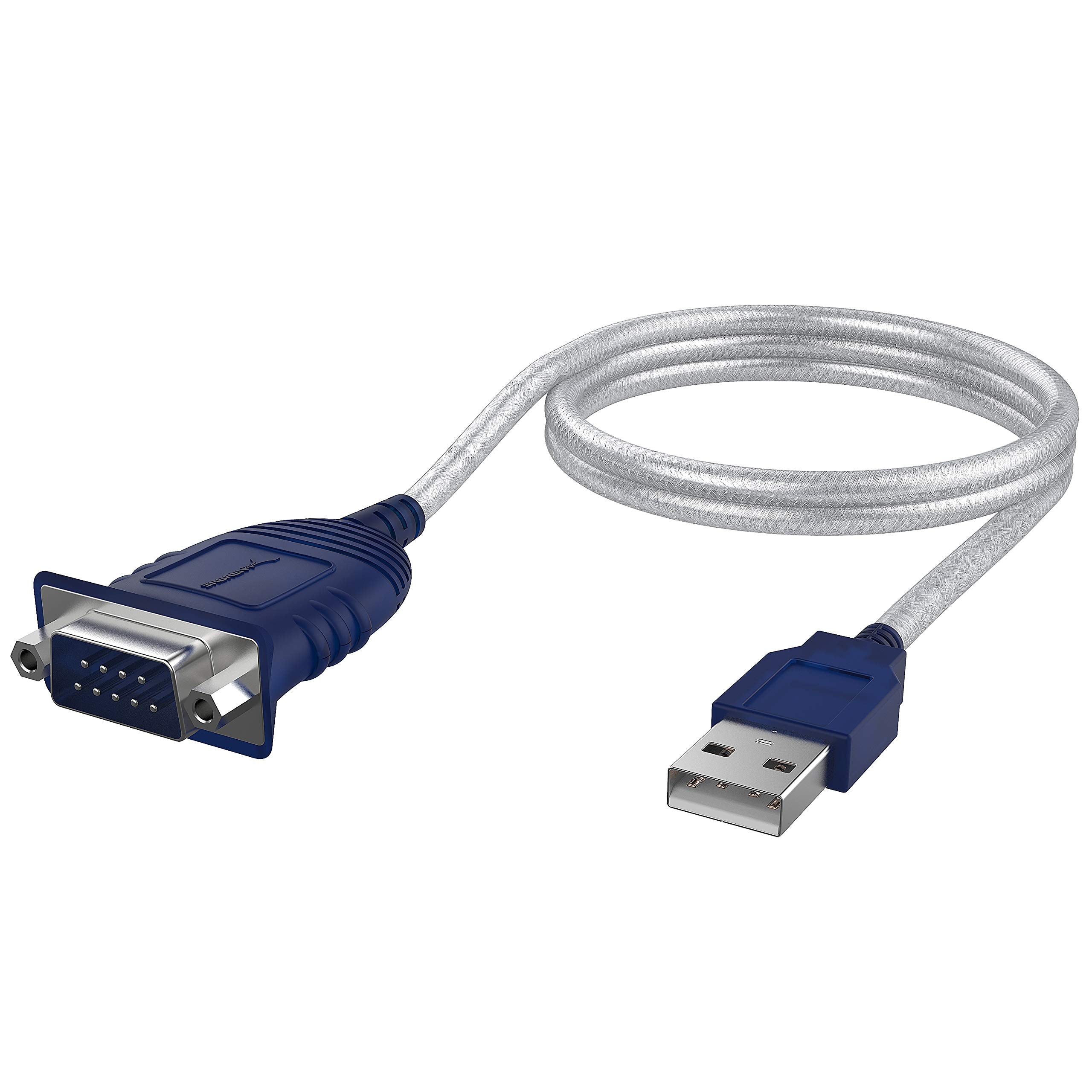 Sabrent Usb 2.0 To Serial (9 Pin) Db 9 Rs 232 Converter Cable, Prolific Chipset, Hexnuts, [Windows 11/10/8.1/8/7/Vista/Xp, Mac O