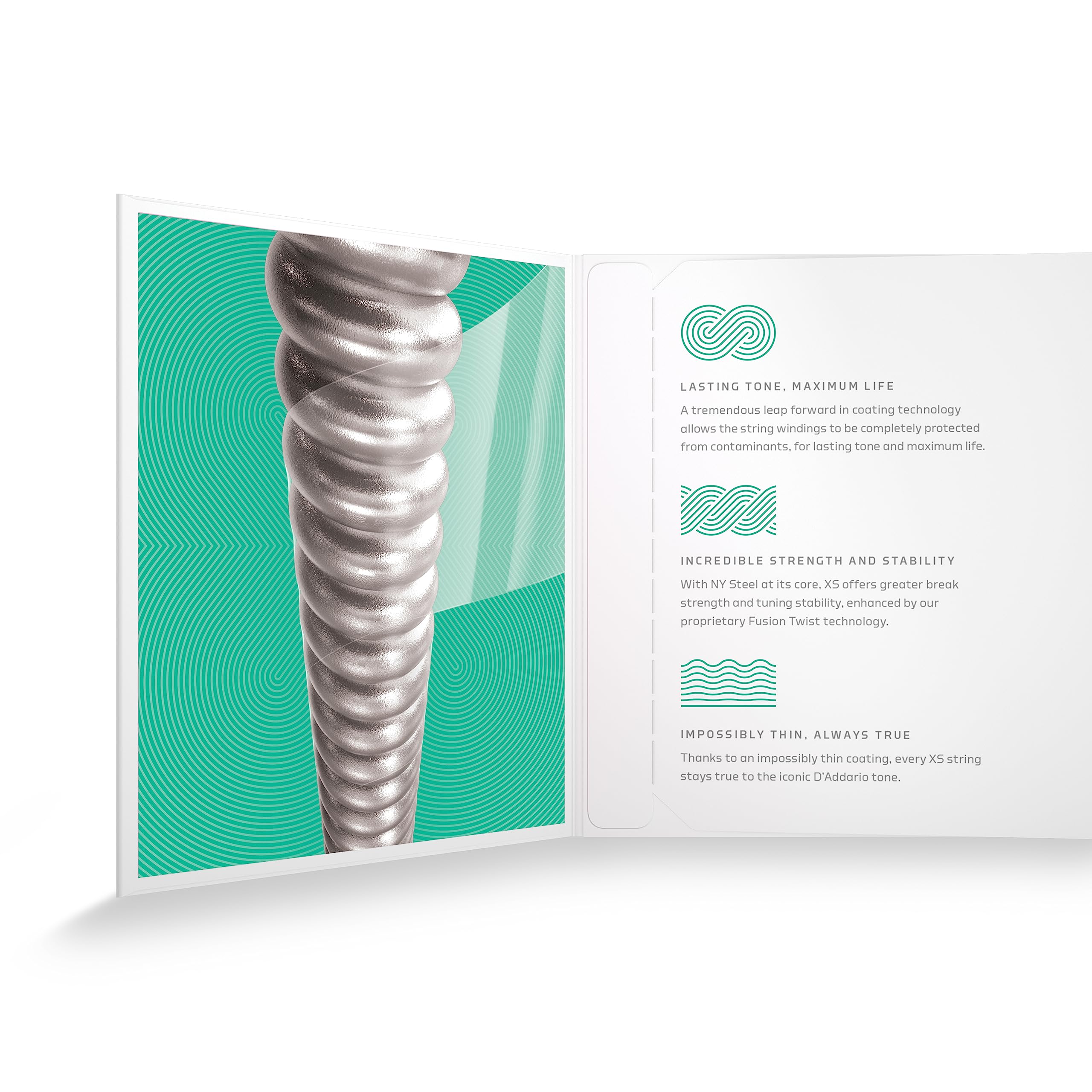 D'Addario Guitar Strings   Xs Nickel Coated Electric Guitar Strings   Xse1156   Maximum Life With Smooth Feel & Exceptional Tone