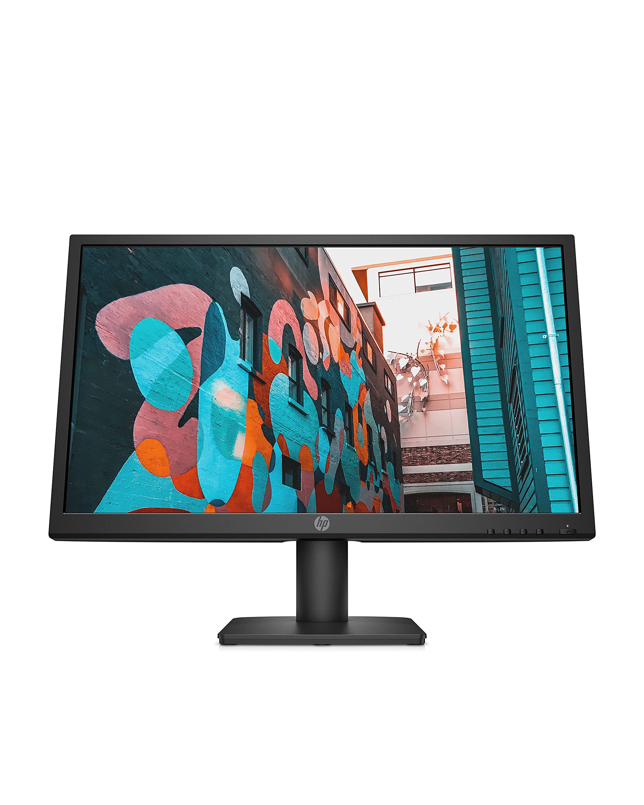 HP V222vb FHD Monitor, 1080p VA Display, 75Hz Refresh Rate, 21.5 inch Computer Screen, T�V Certified Low Blue Light Mode, Ergonomic Tilt, 3000:1 Contrast Ratio, HDMI & VGA Ports, VESA Mounting (2021)