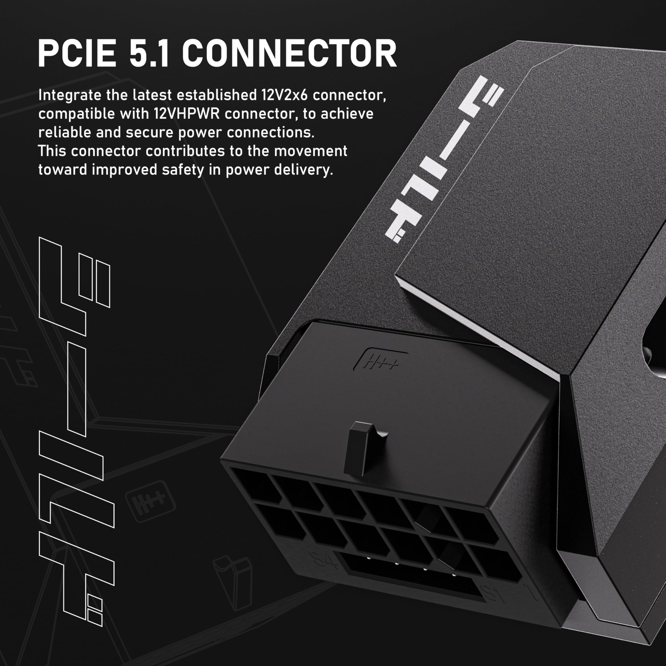 Ezdiy Fab Pcie 5.1 Adapter   600W 12+4Pin,16Pin 12Vhpwr Gpu Power Connector,12V 2X6 Gpu Adapter,90 Degree Right Angle   Compatib