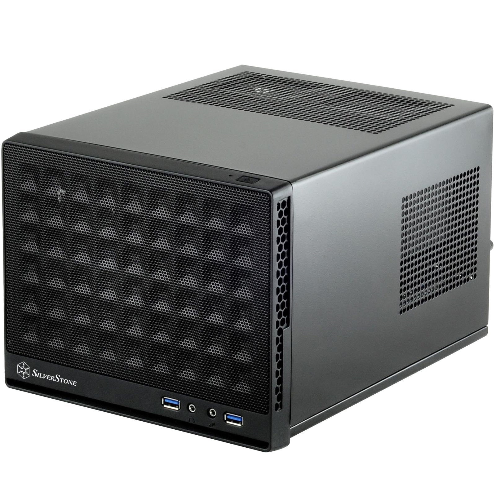 Silverstone SST-SG13B - Sugo Mini-ITX Compact Computer Cube Case, Mesh Front Panel, Black