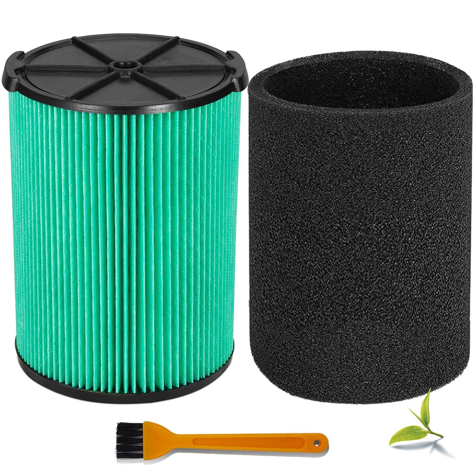 Lvjusen Vf6000 Filter Replacement For Ridgid Shop Vac 5 20 Gallon Wet Dry Vacuums& Hepa Filter For 6 9 Gallon Husky Vacuum