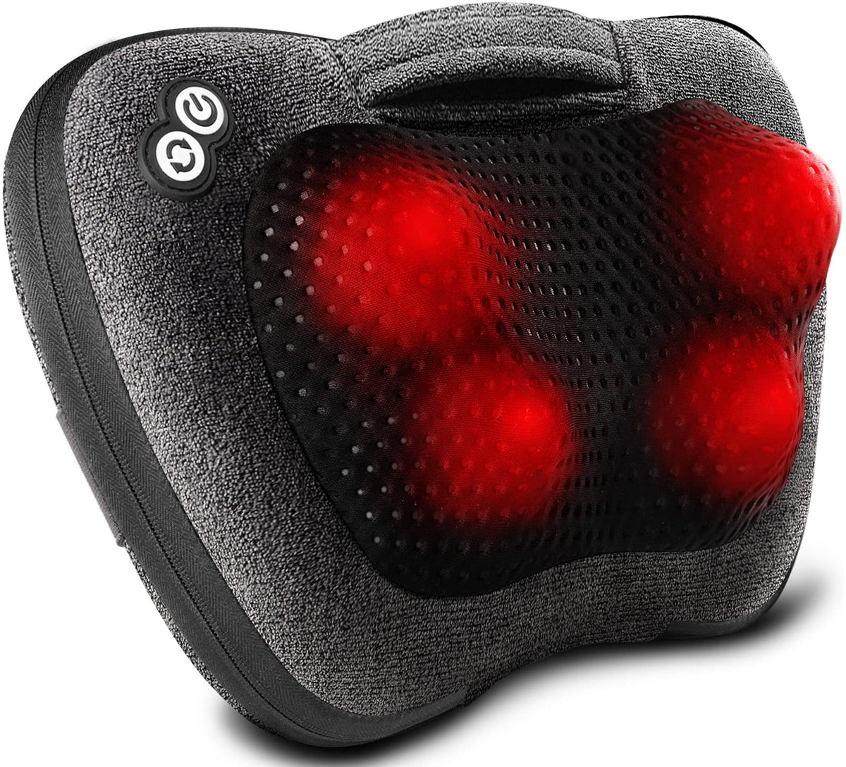 Back Massager Pain Relief, Shiatsu Neck Massager, Deep Kneading Massage Pillow With Heat For Shoulder, Waist, Legs, Lower Back, 