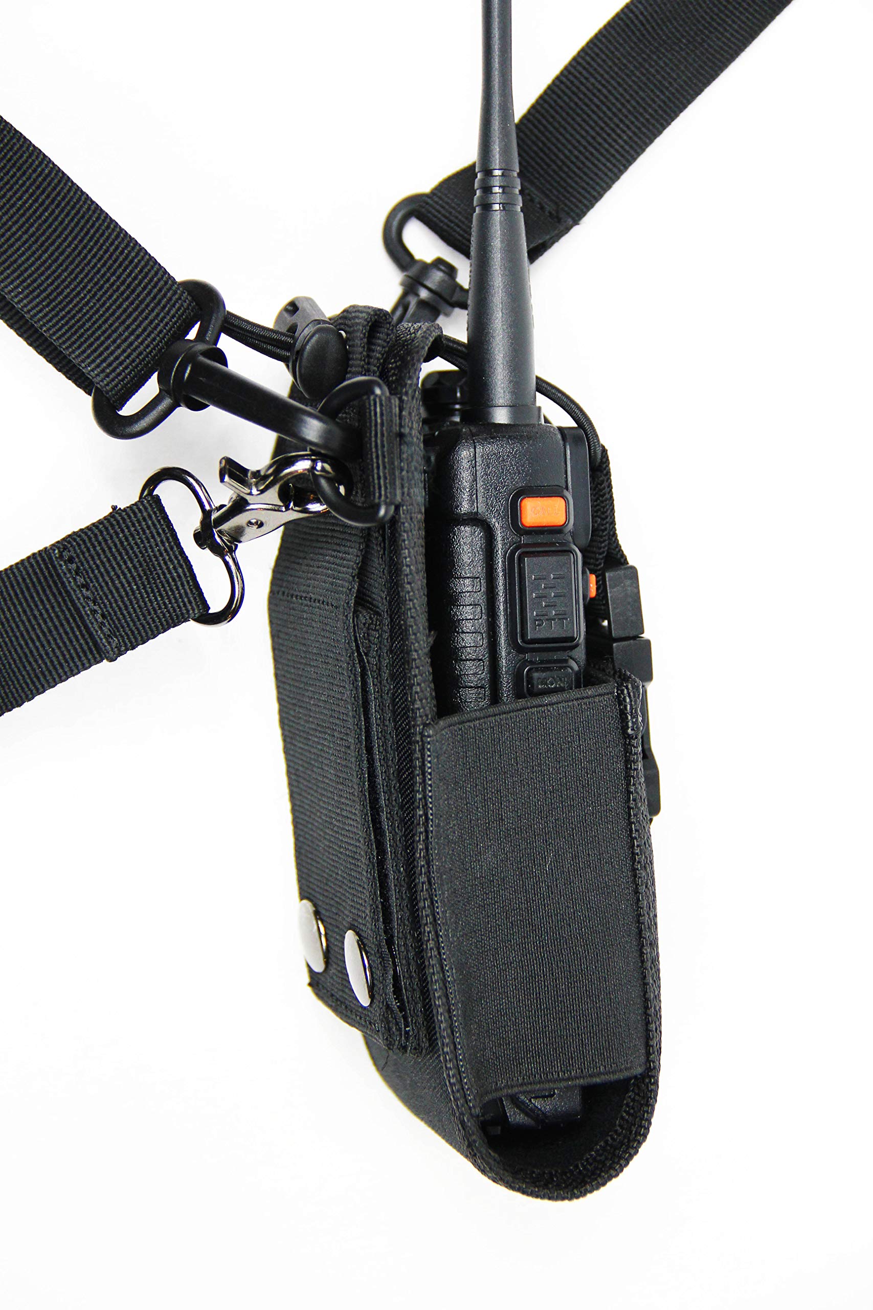 X Fire Radio Strap Washable Firefighter Ems Portable Radio Shoulder/Duty Belt Holder W/Anti Sway Strap