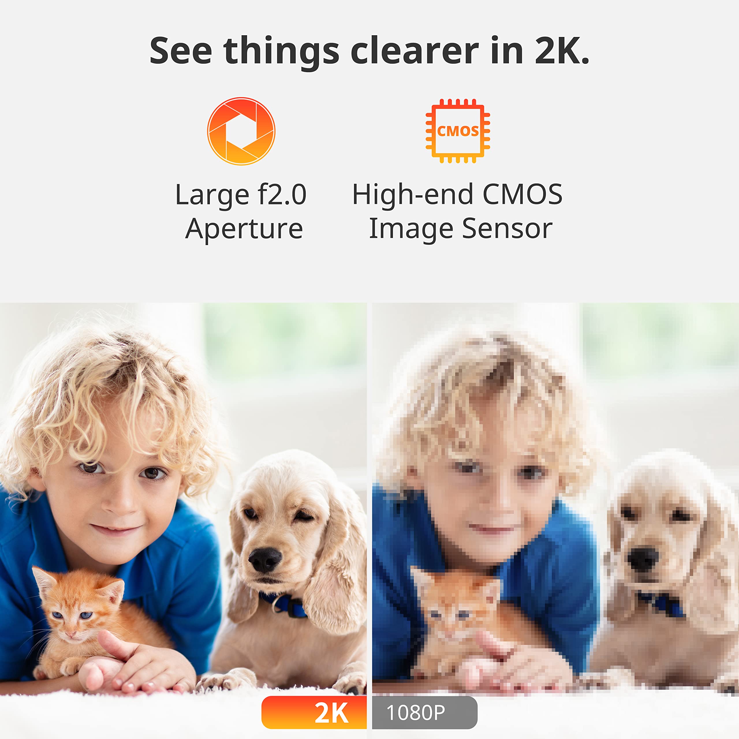 Switchbot Security Indoor Camera 2K   Pan/Tilt Cam 3Mp For Baby Pet Monitor, 2.4G Wi Fi Plug In, Night Vision, 2 Way Audio, 360