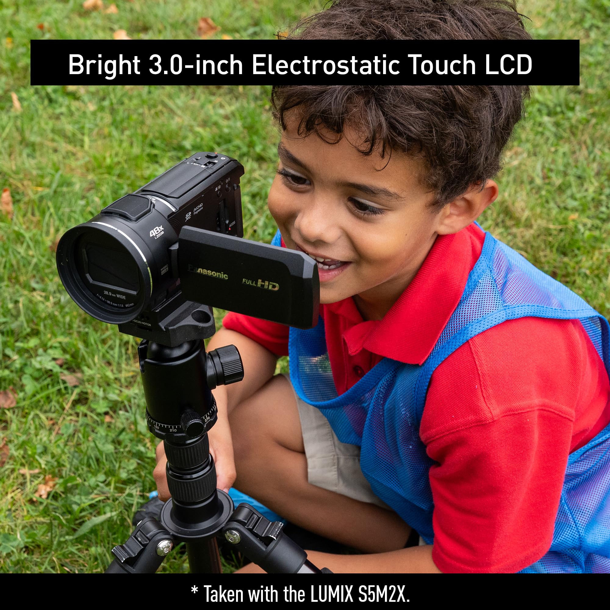 Panasonic Full Hd Camcorder, Lightweight Video Camera, Easy To Use For Sports, Travel, And Holidays V900 (Hc V900)