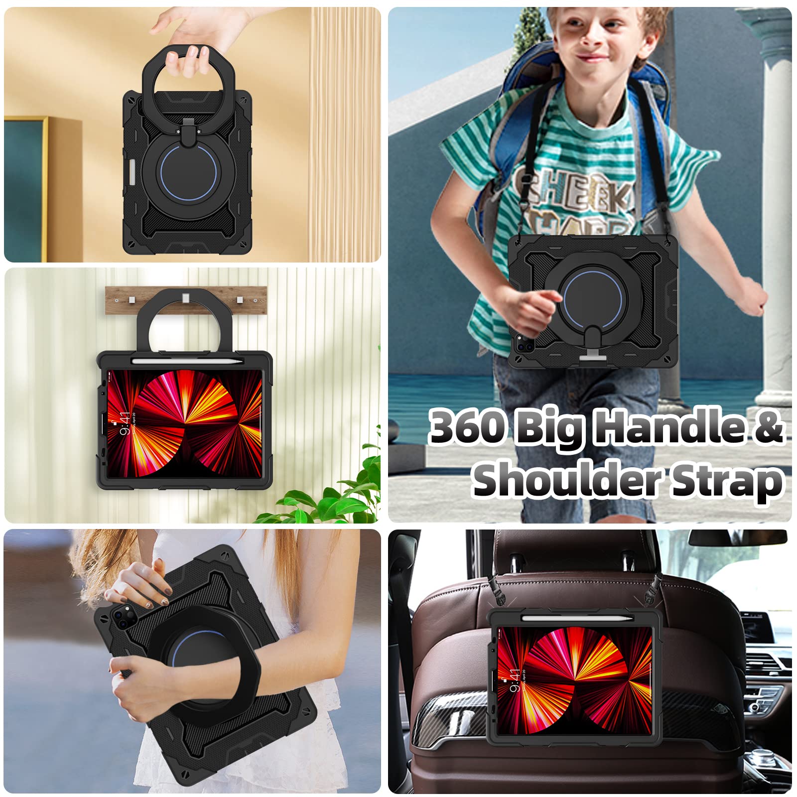 Roiskin For Ipad Pro 11 Case 4Th 3Rd 2Nd 1St Generation (2022.2021.2020.2018) With Screen Protector For Kids[15Ft Drop Protectio