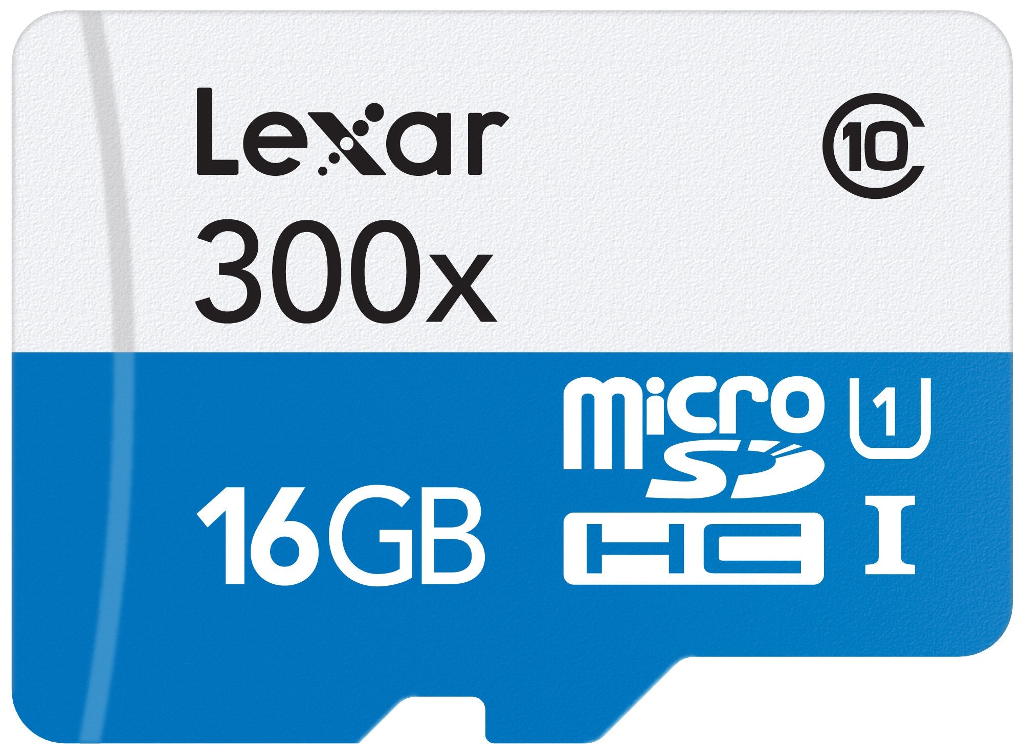 Lexar High-Performance microSDHC 300x 16GB UHS-I/U1 Flash Memory Card - LSDMI16GBBNL300
