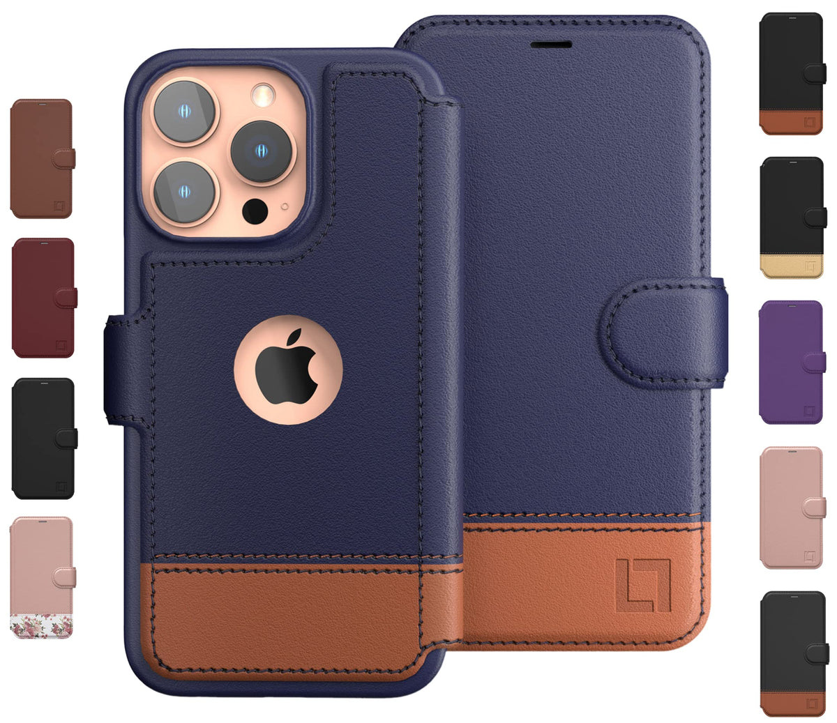 LUPA Legacy iPhone 13 Pro Max Case Wallet - Case with Card Holder - [Slim + Durable] for Women and Men - Flip Cell Phone case - 