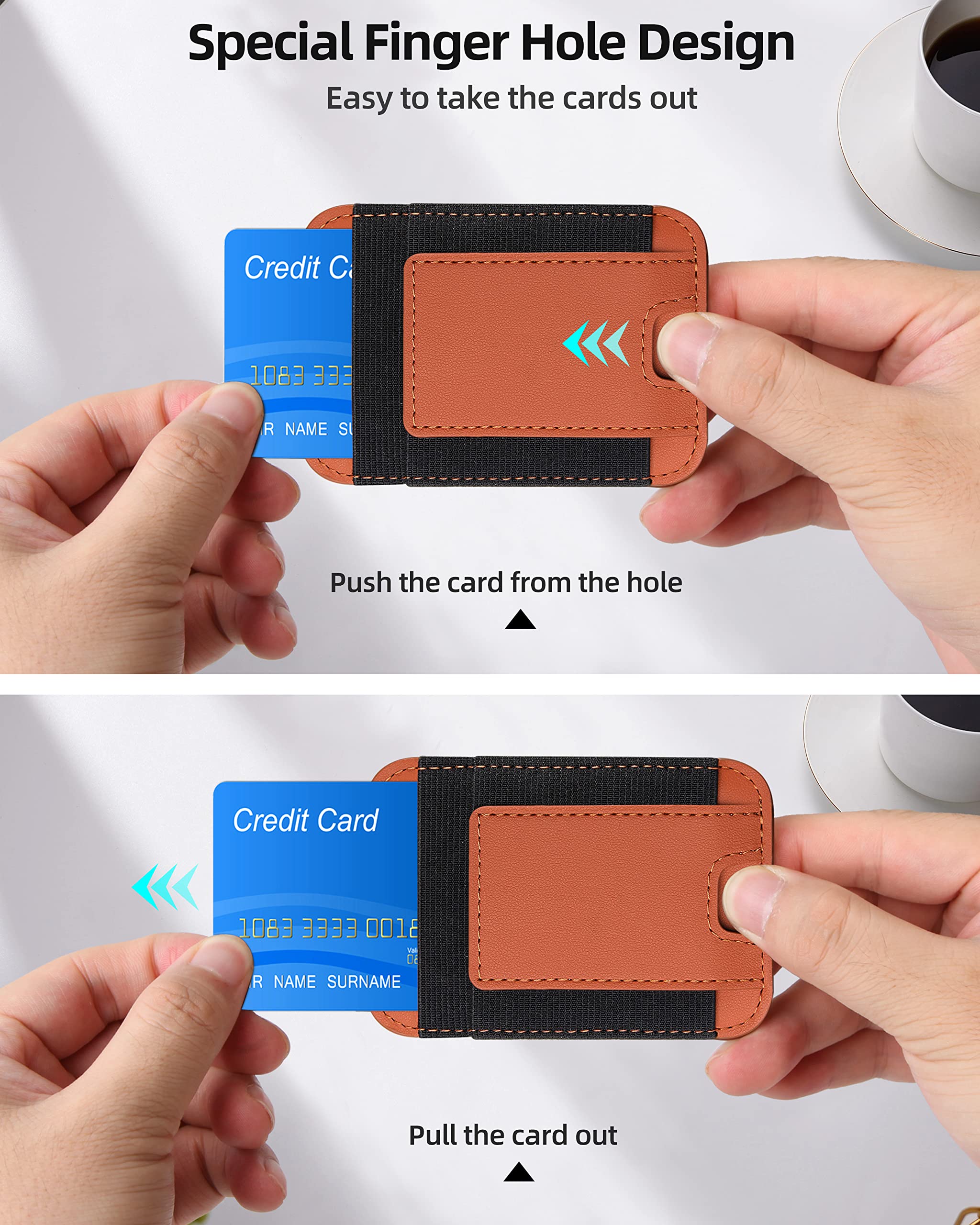 Extrelife Upgraded Magnetic Wallet, Magsafe Wallet For Apple Iphone 16/15/14/13/12 Series, Leather Wallet For Magsafe, Magnetic