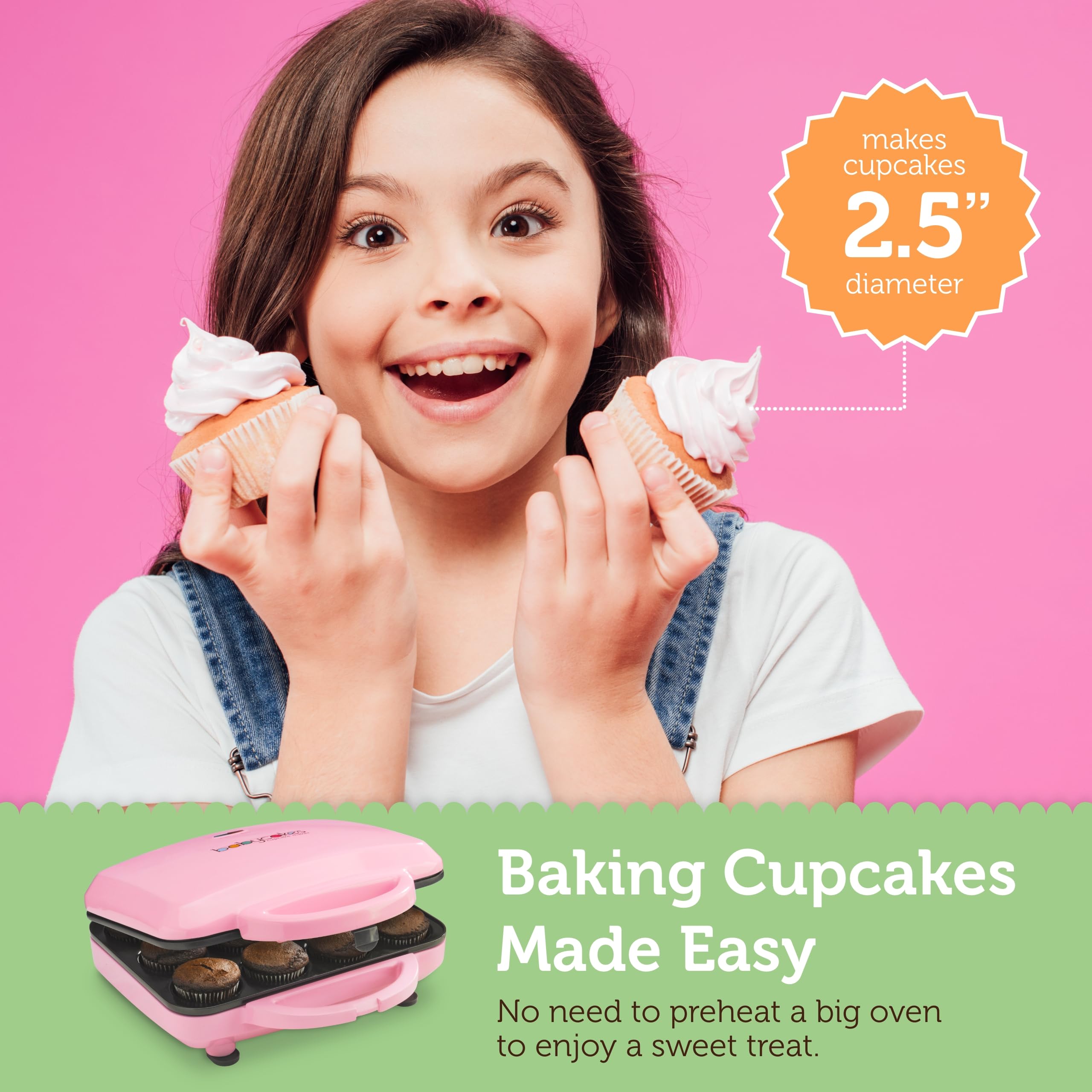 Babycakes Full Size Cupcake Maker, Pink