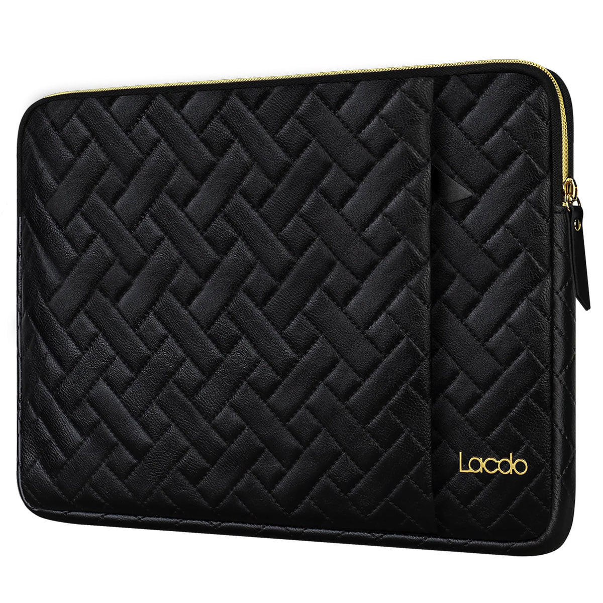 Lacdo Laptop Sleeve Case for 14 inch New MacBook Pro M4/M3/M2/M1 Chips Pro Max A3112 A3401 A3185 A2918 A2992 A2779 2024-2021, 13.8' Surface Laptop 7th, 13.5' Surface Laptop 6 5 4 3 Computer Bag, Black