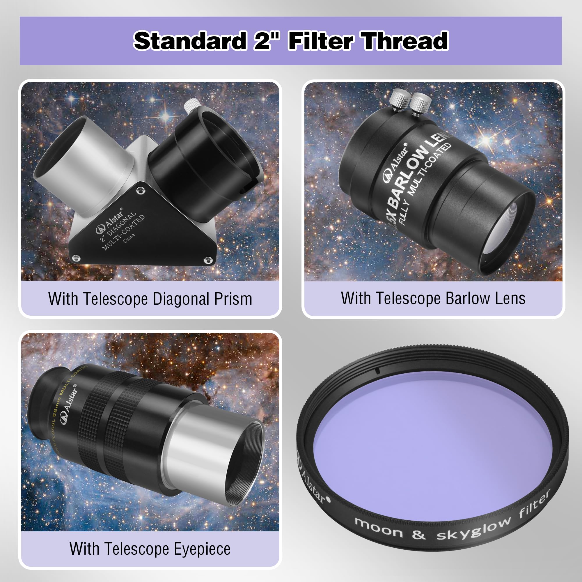 Alstar 2'' Moon/Skyglow Filter