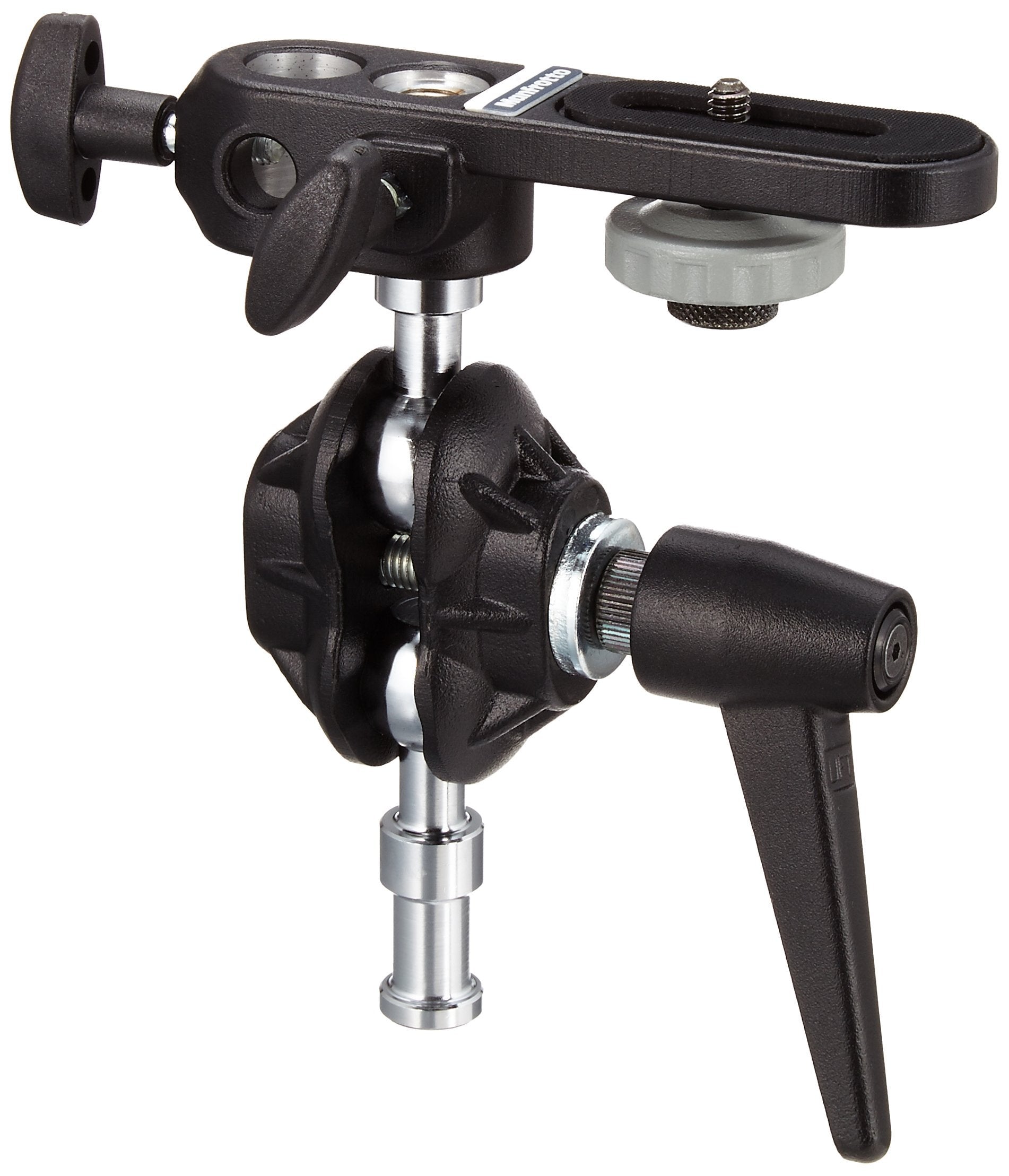 Manfrotto Black Aluminum Double Ball Joint Camera Support Tripod Mount for Camera
