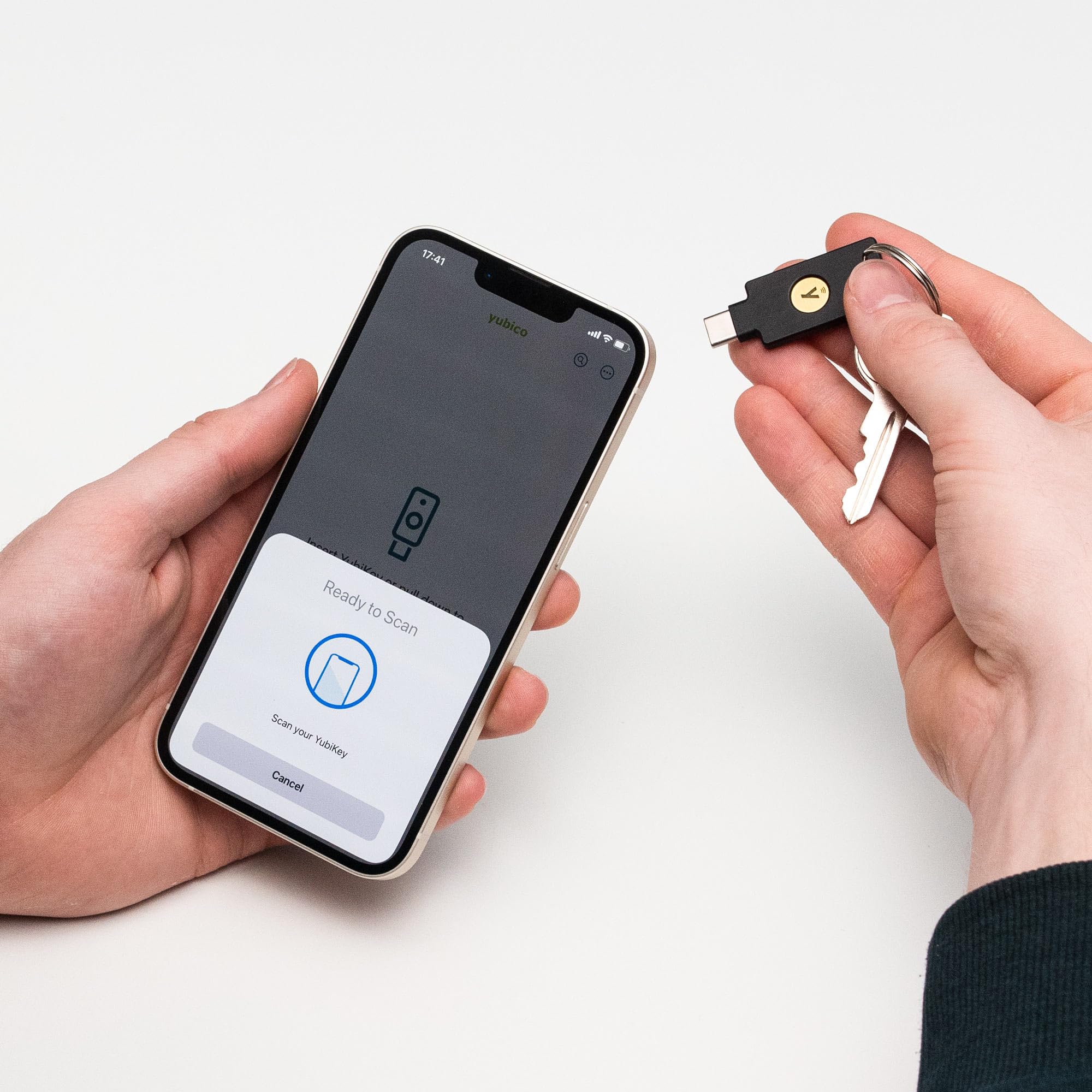 Yubico Security Key C Nfc Black Two Factor Authentication (2Fa) Securi ...