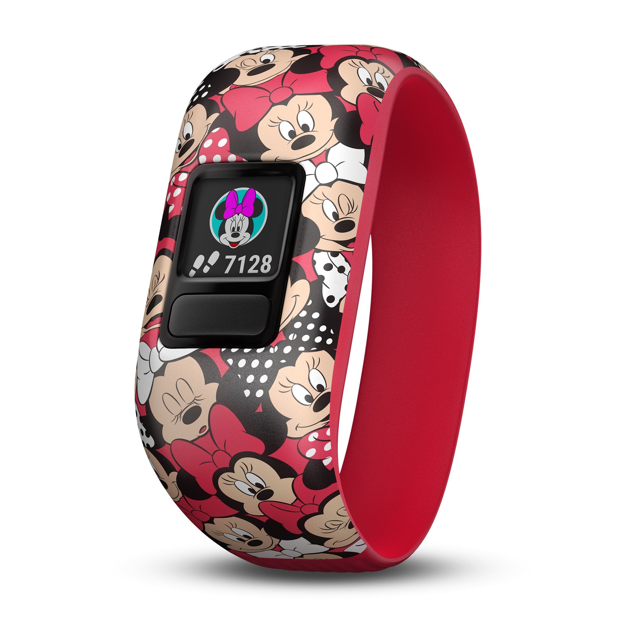 Garmin Vivofit Jr. 2, Kids Fitness/Activity Tracker, 1 Year Battery Life, Stretchy Band, Minnie Mouse
