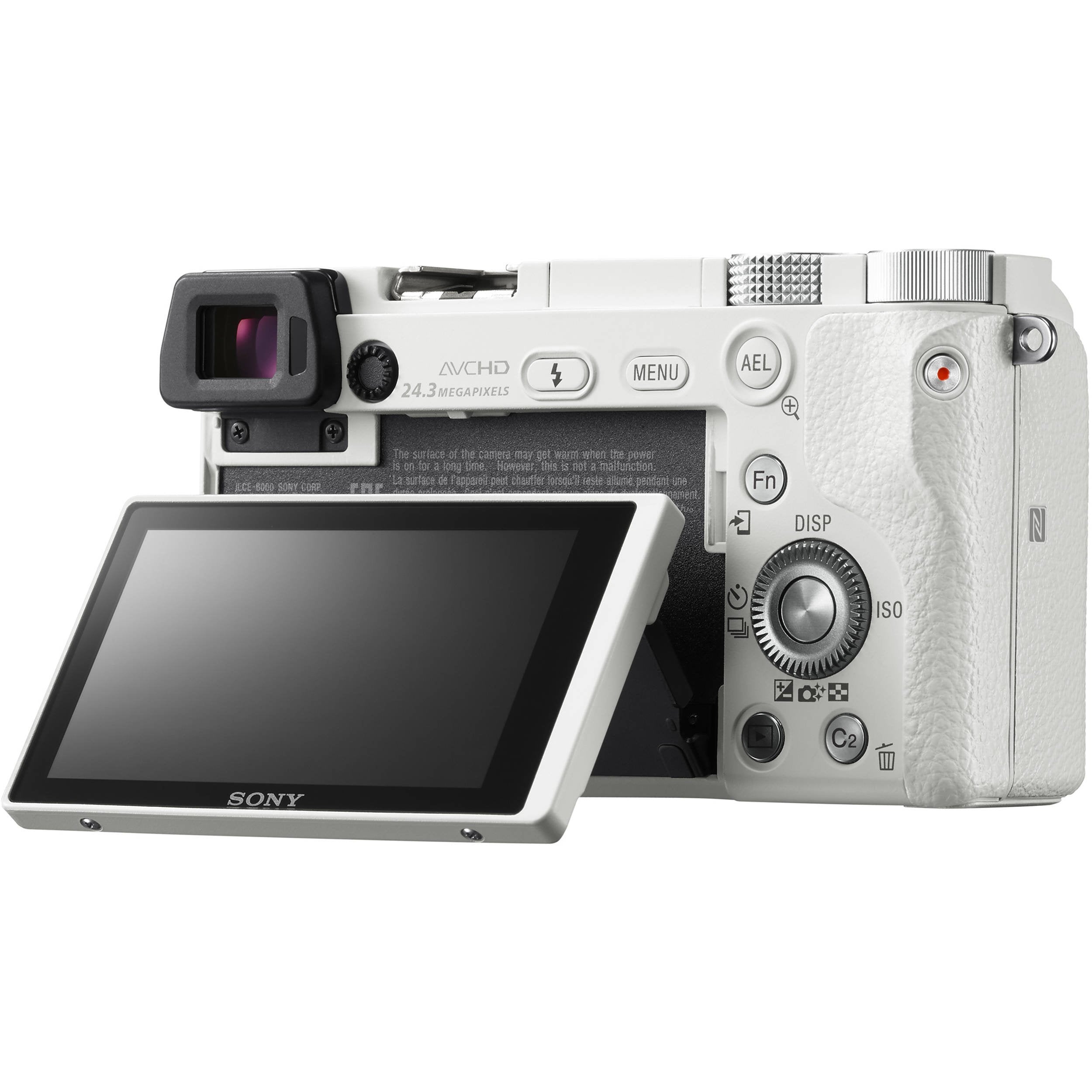 Sony Alpha A6000 Mirrorless Digital Camera With 16-50 Mm Lens, 24 Mp (White)