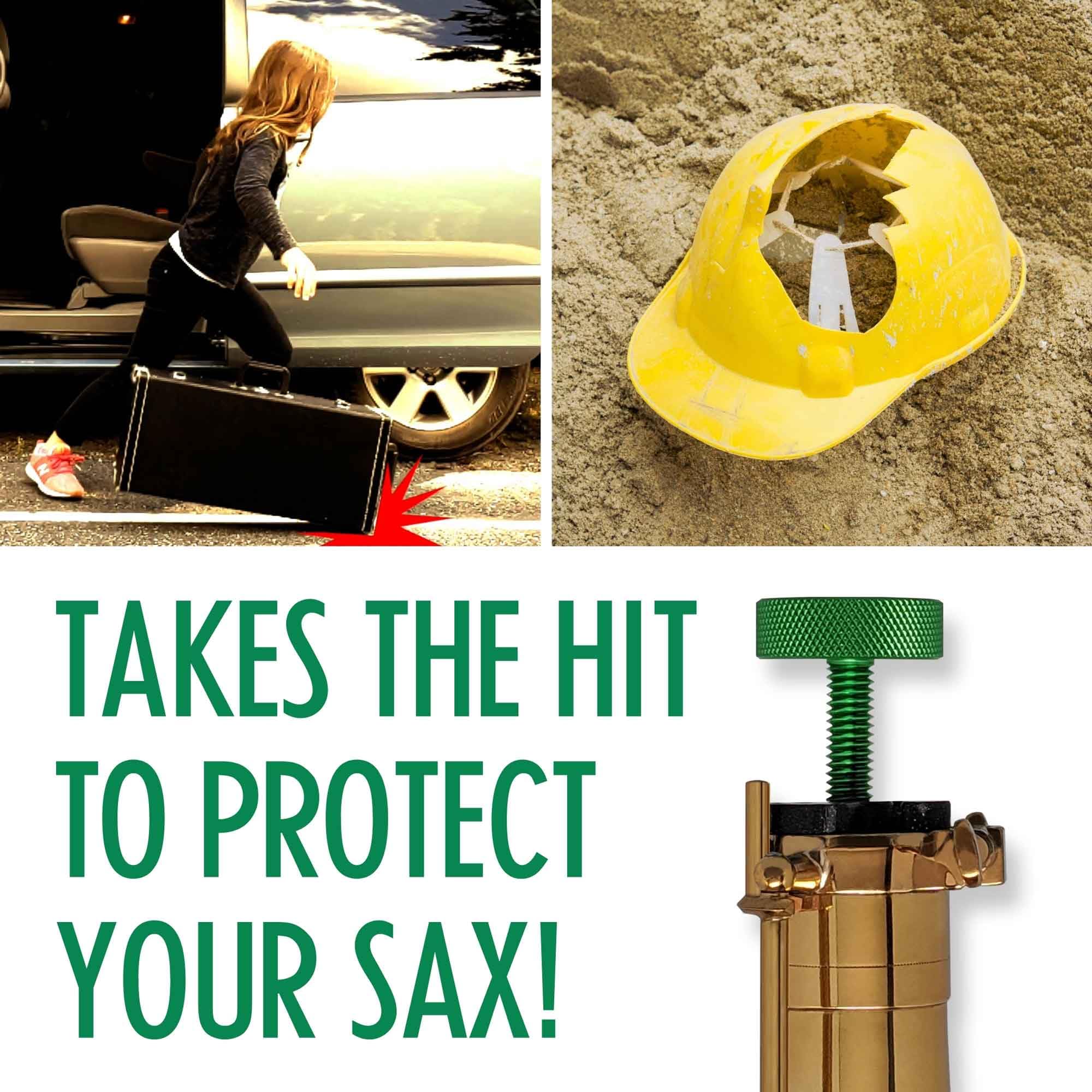 Gapcap Tenor Saxophone End Plug Flex Fits In Your Sax, Expands To Fit Your Case, Vents Air To Dry The Body Tube, And Shock Absor
