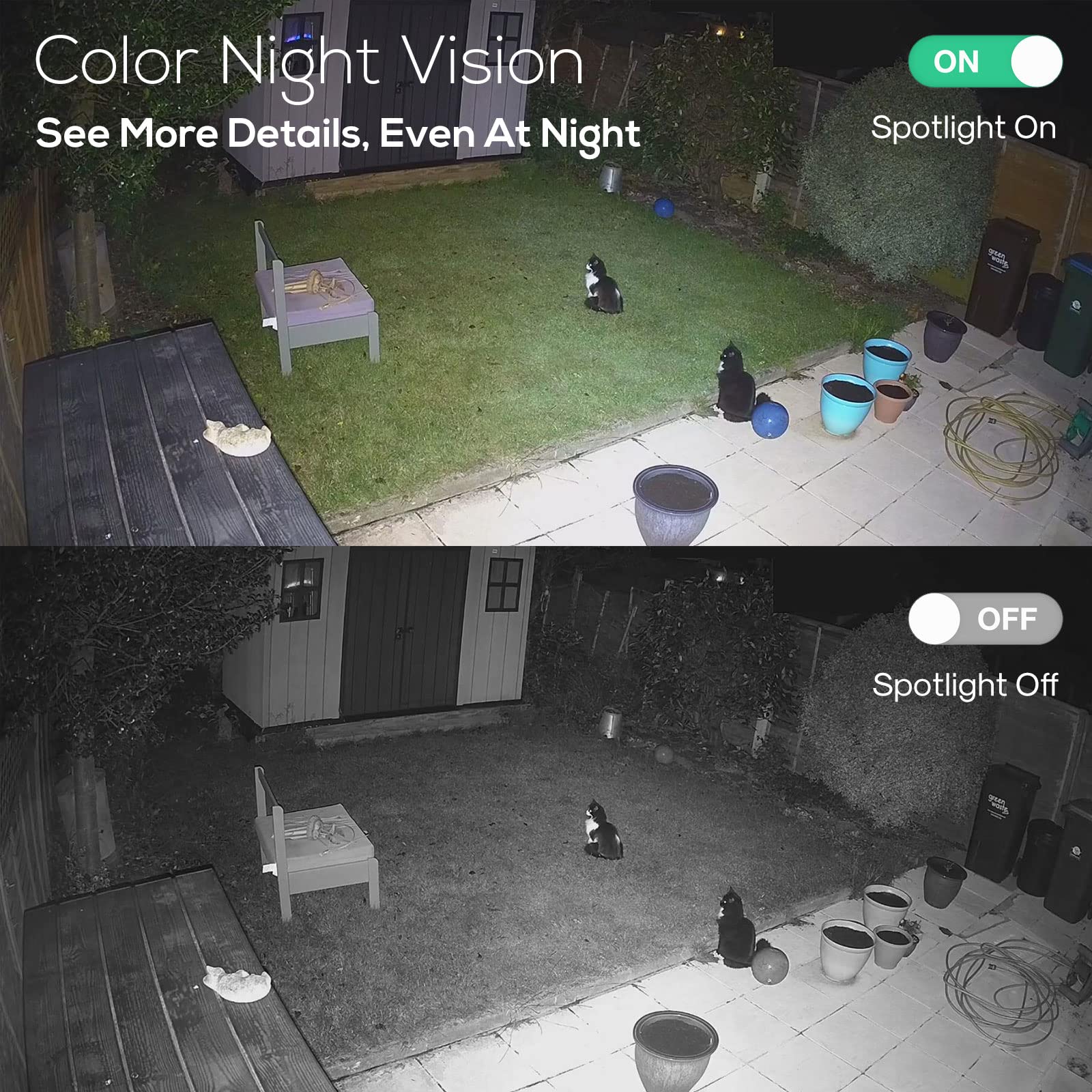 Kittyhok 2K Solar Security Camera Outdoor | 4Mp Fhd Wireless Security Camera, Solar Battery Powered, Smart Detection, Night Visi