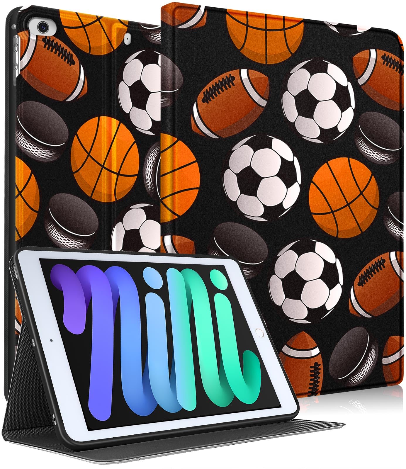 Uppuppy For Apple Ipad Mini 5/4/3/2/1 Case, For Ipad Mini 5Th/4Th/3Rd/2Nd/1St Generation Case Kids Cute Cool Folio Women Boys Fu