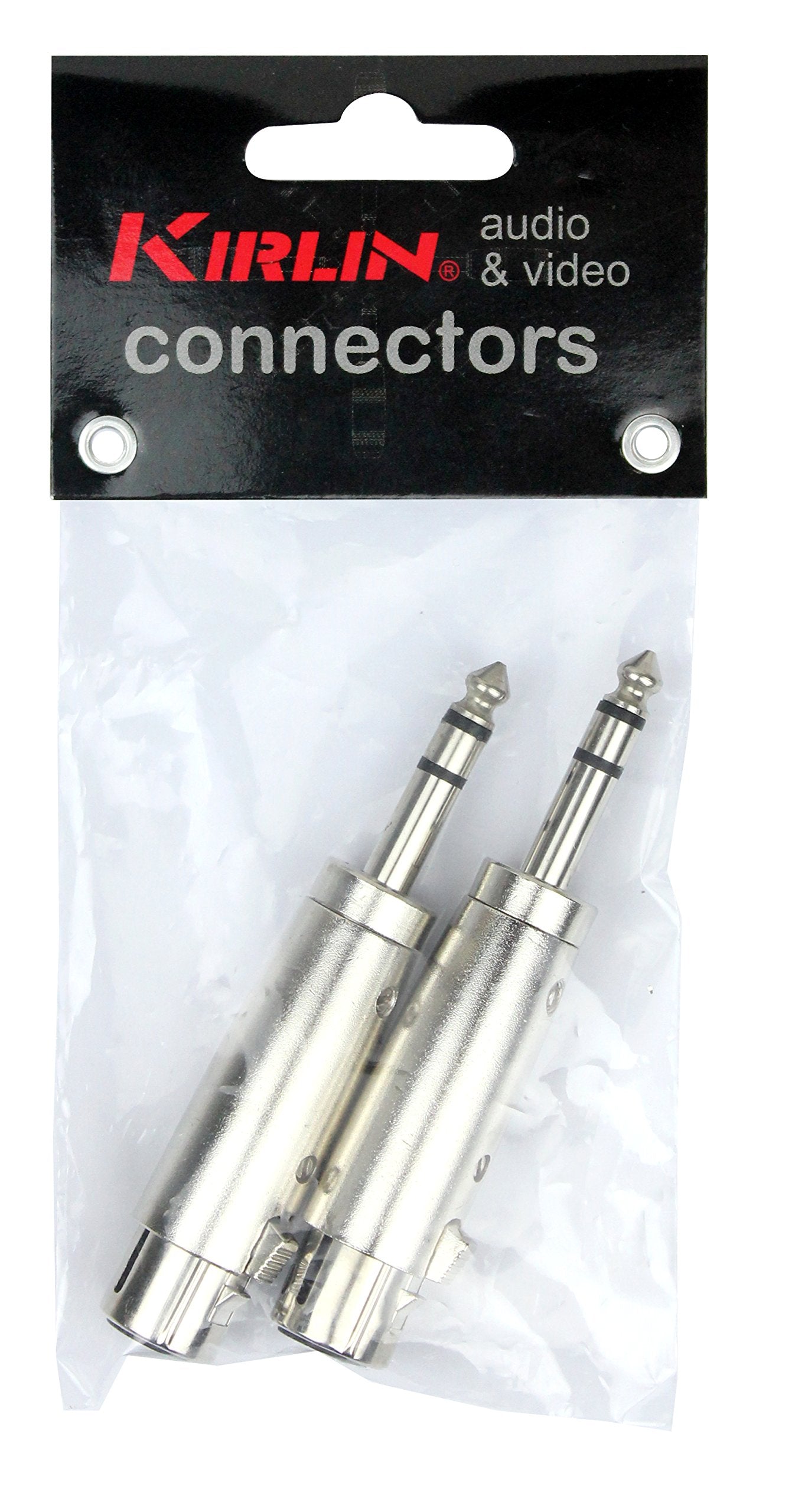 Kirlin Cable 3121 X2P Xlr Female To 1/4 Inch Stereo Plug, 2 Piece