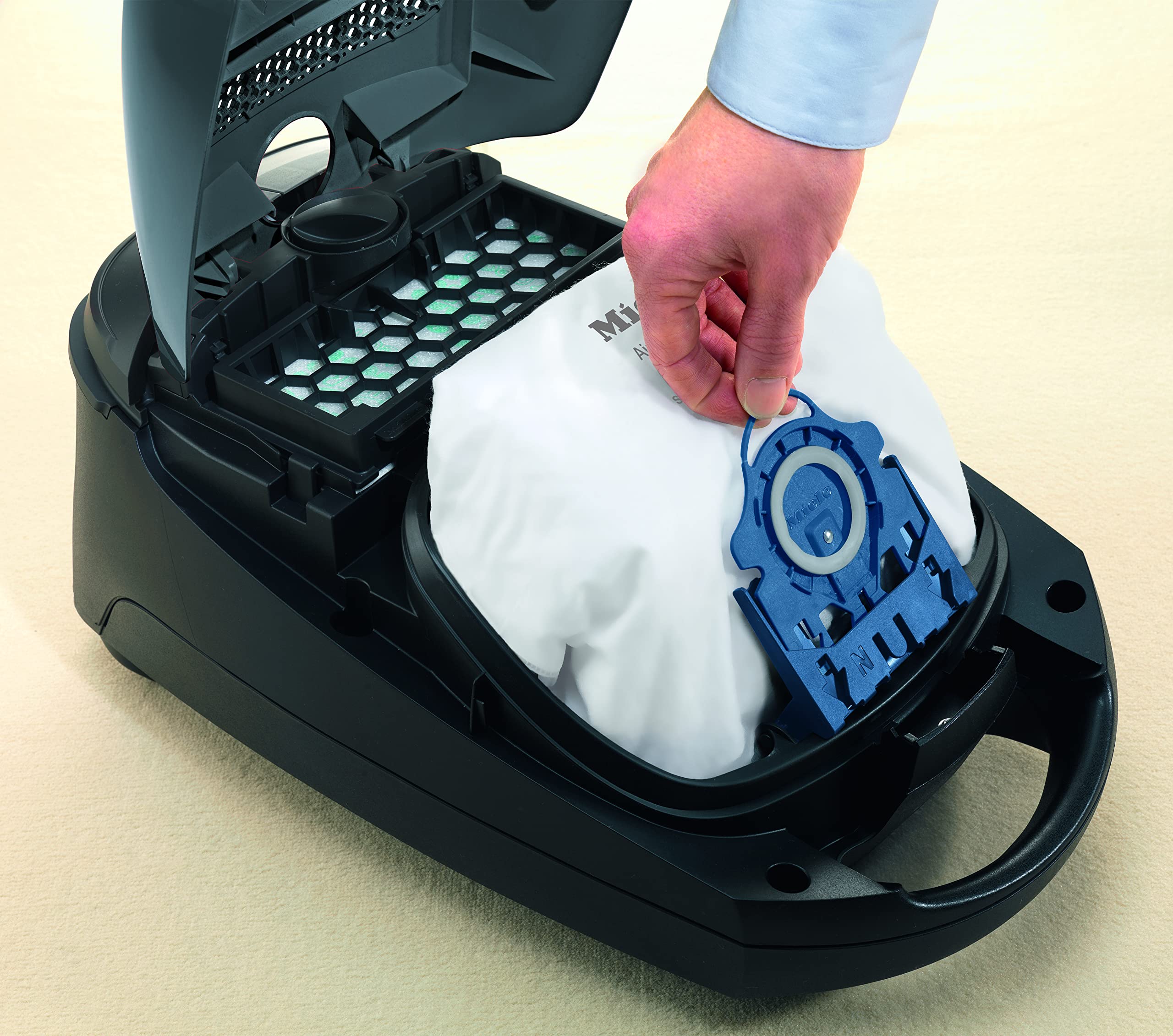 Miele Classic C1 Pure Suction Bagged Canister Vacuum, Graphite Grey   Portable, Household