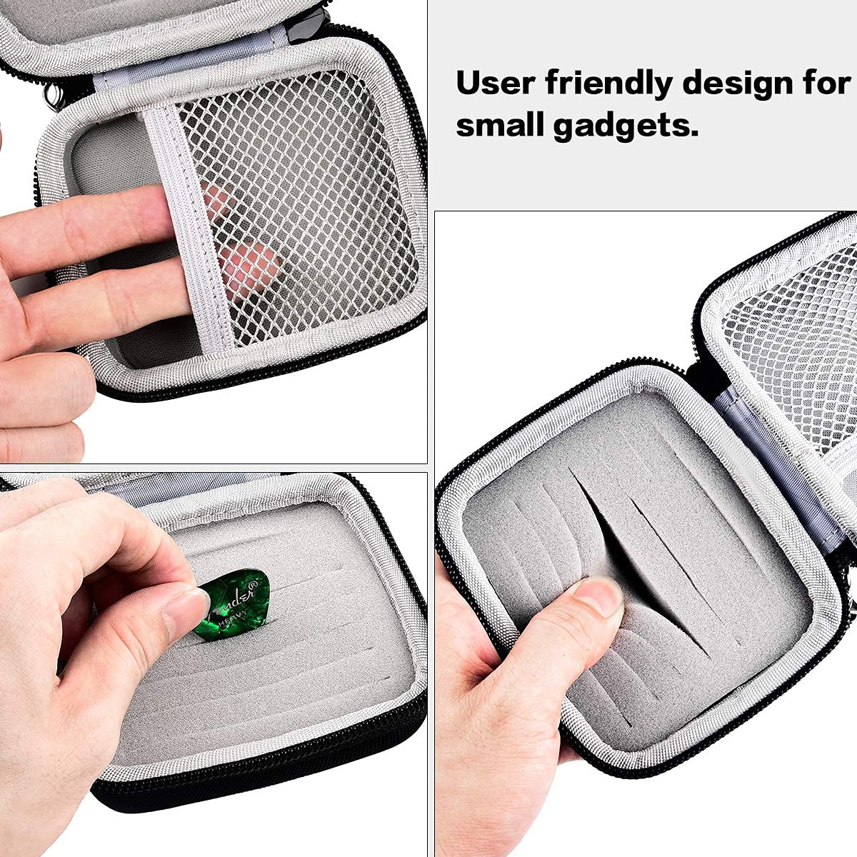 Paiyule Guitar Pick Holder Case For Fender/For Dunlop/For D'Addario/For Jim Dunlop/For Chromacast/For Unlp Musical Instrument Gu