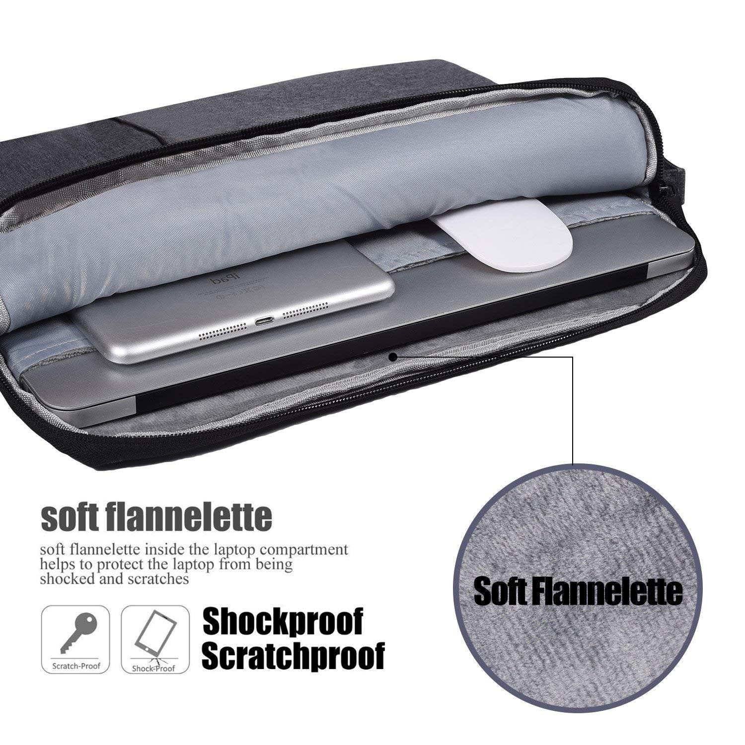 Drawing Tablet Case Carrying Bag With Artist Glove Graphics Tablet Sleeve Protective Bag For Huion H610 Pro, Hs610, Xp Pen Deco