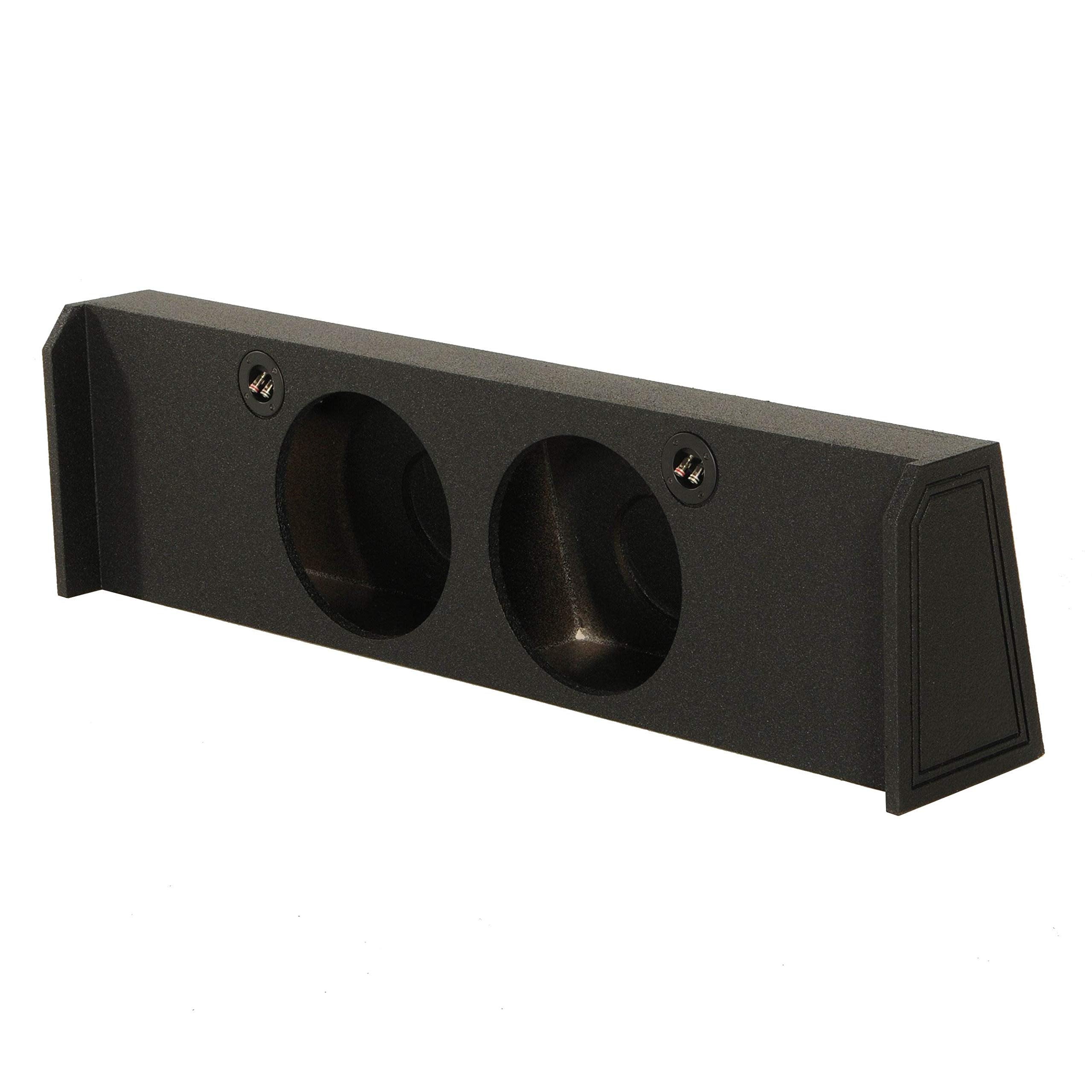 Qpower 12'' Downfire 2 Hole 2009 2016 F150 Super Crew Subwoofer Box Enclosure