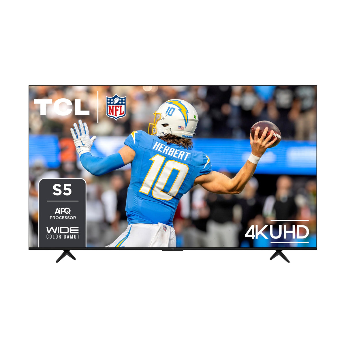 Tcl 85 Inch Class S5 4K Uhd Led Smart Tv With Google Tv (85S551G, 2024 Model), Google Assistant Built In With Voice Remote, Comp