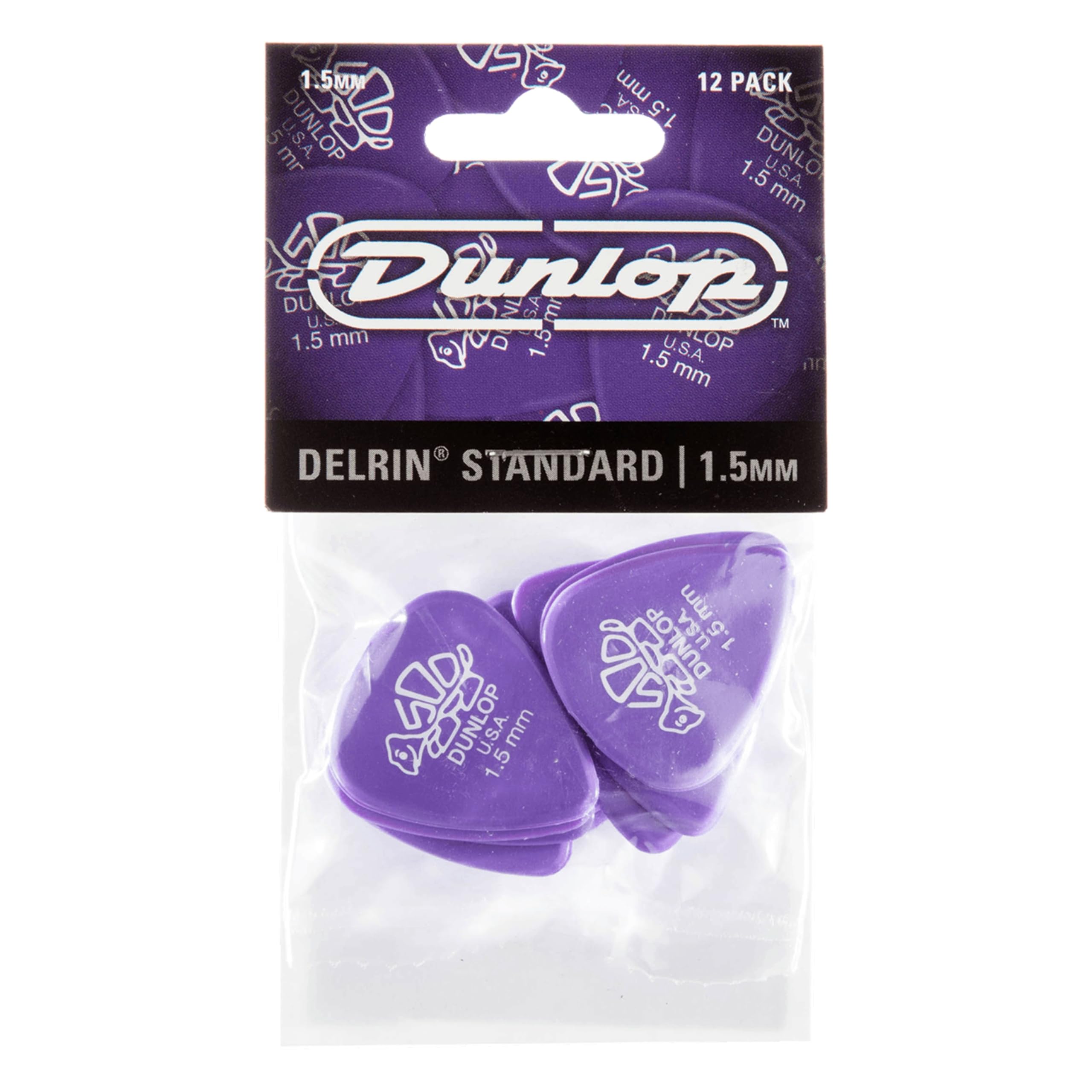 Dunlop Delrin Standard Guitar Pick 1.50 Mm 1 Dozen