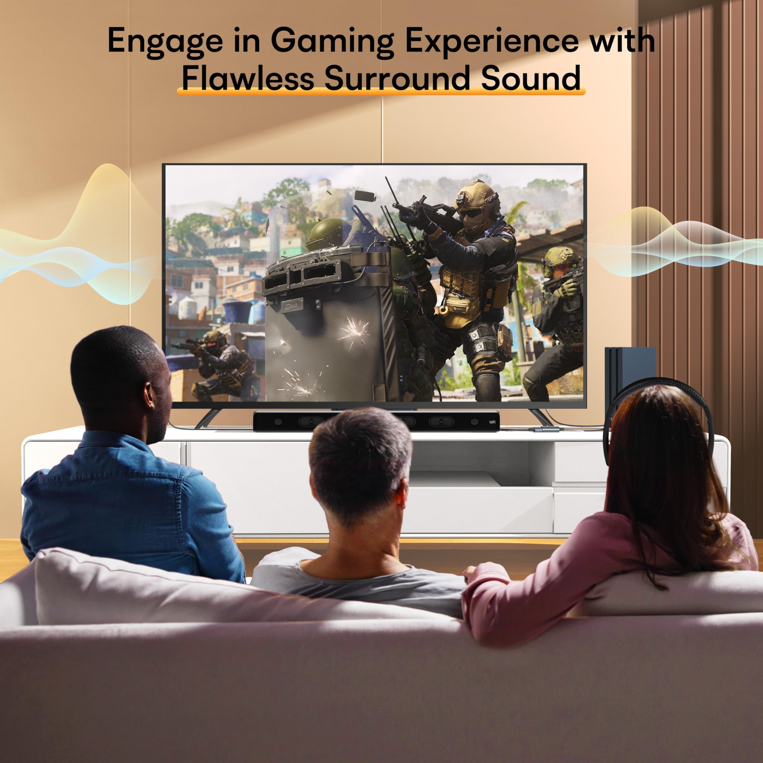 Warrky Optical Splitter, 1 In 2 Out Optical Splitter 2Ft [Aluminum Shell, Gold Plated] Toslink Splitter For Lpcm 2.0, Dolby, Dts