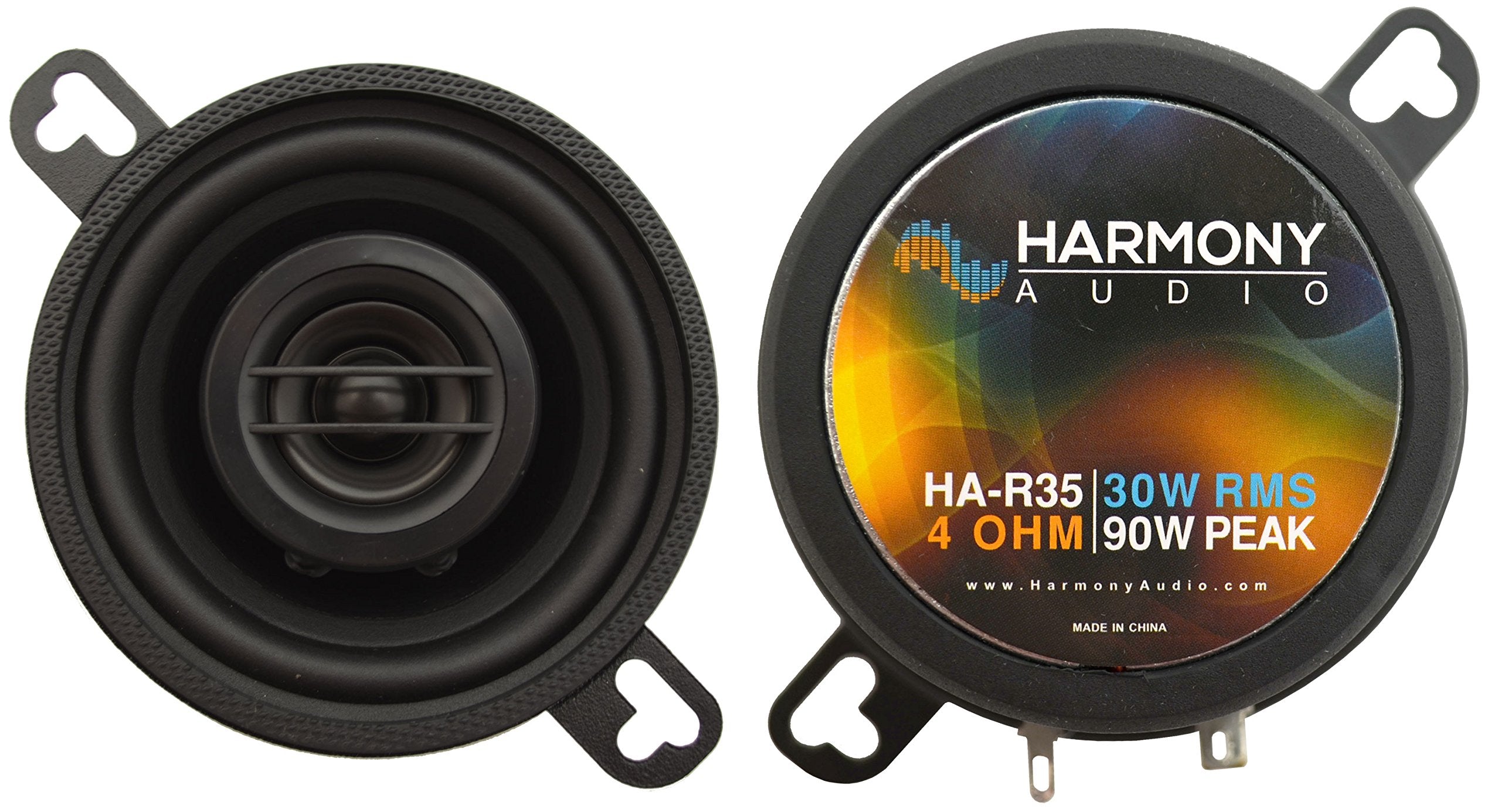 Harmony Audio Ha R35 Car Stereo Rhythm Series 3.5' Replacement 90W Speakers