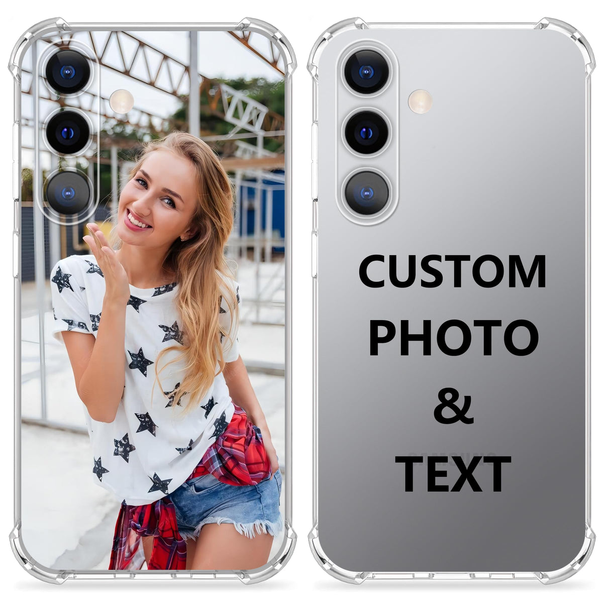 Aobthurn Custom Picture Phone Case For Samsung Galaxy S25 S24 S23 S22 S21 S20 +Plus Fe Ultra A56 A55 A54 A53 A52 A36 A35 A34 A33