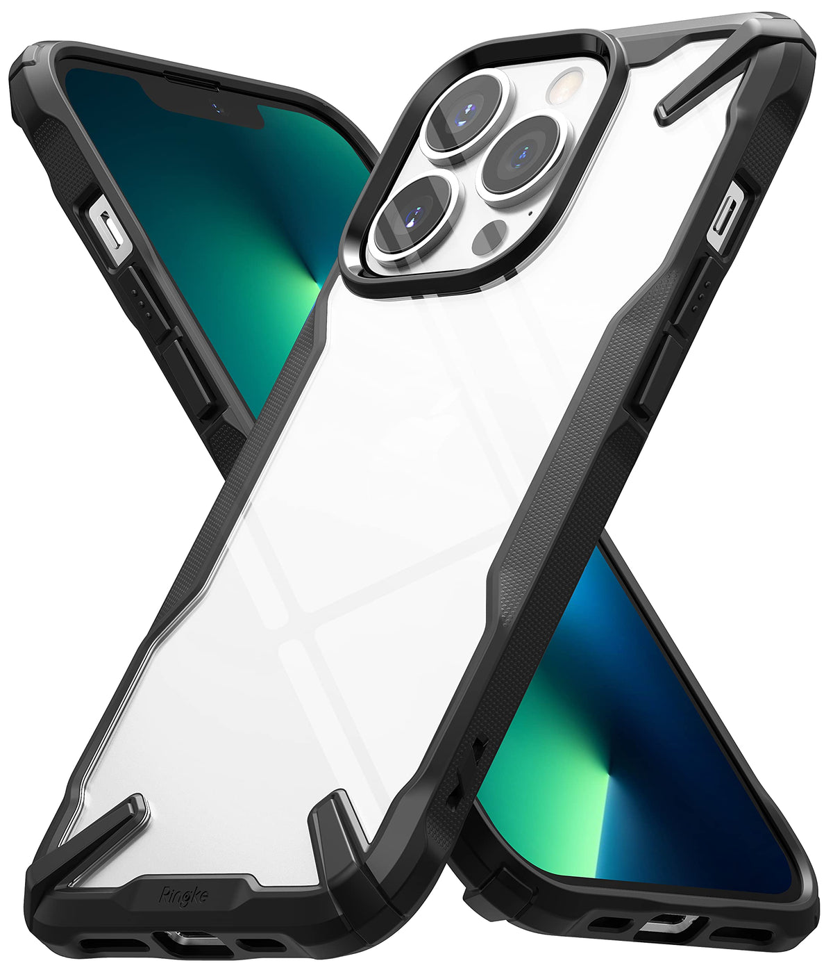 Ringke Fusion X Case Compatible With Iphone 13 Pro   Black