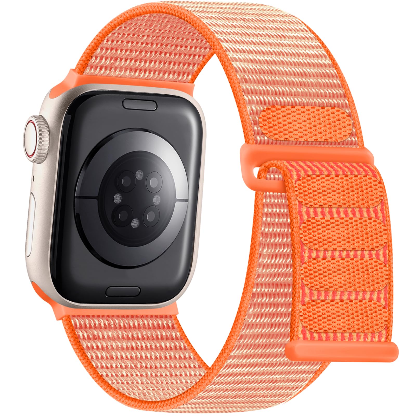 Sport Loop Compatible With Apple Watch Band 40Mm 41Mm 42Mm 38Mm Iwatch Bands For Women Men, Durable Stretchy Nylon Weave Strap F