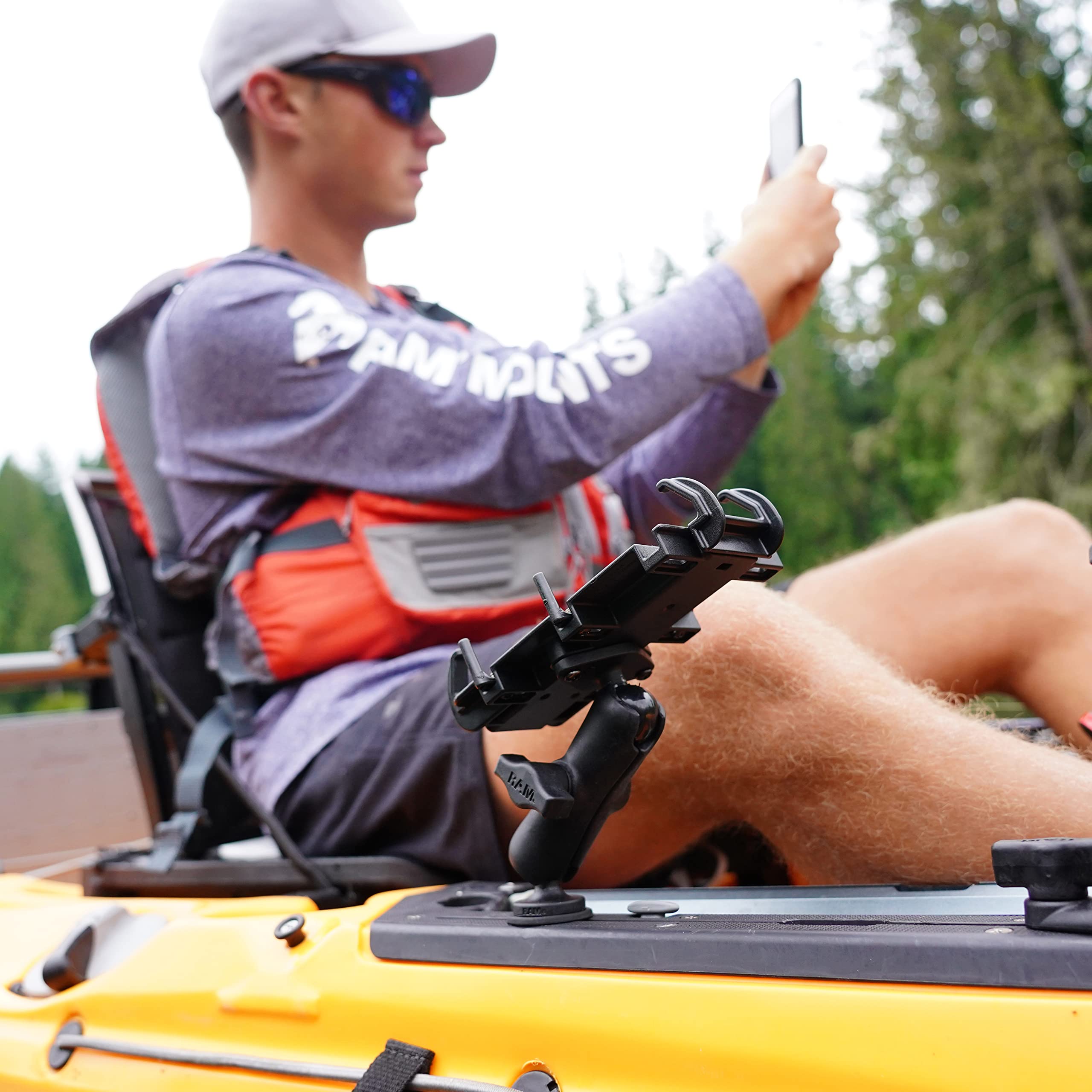 Ram Mounts Ram-B-201U Double Socket Arm (Medium) Compatible With Ram B Size 1 Ball Components