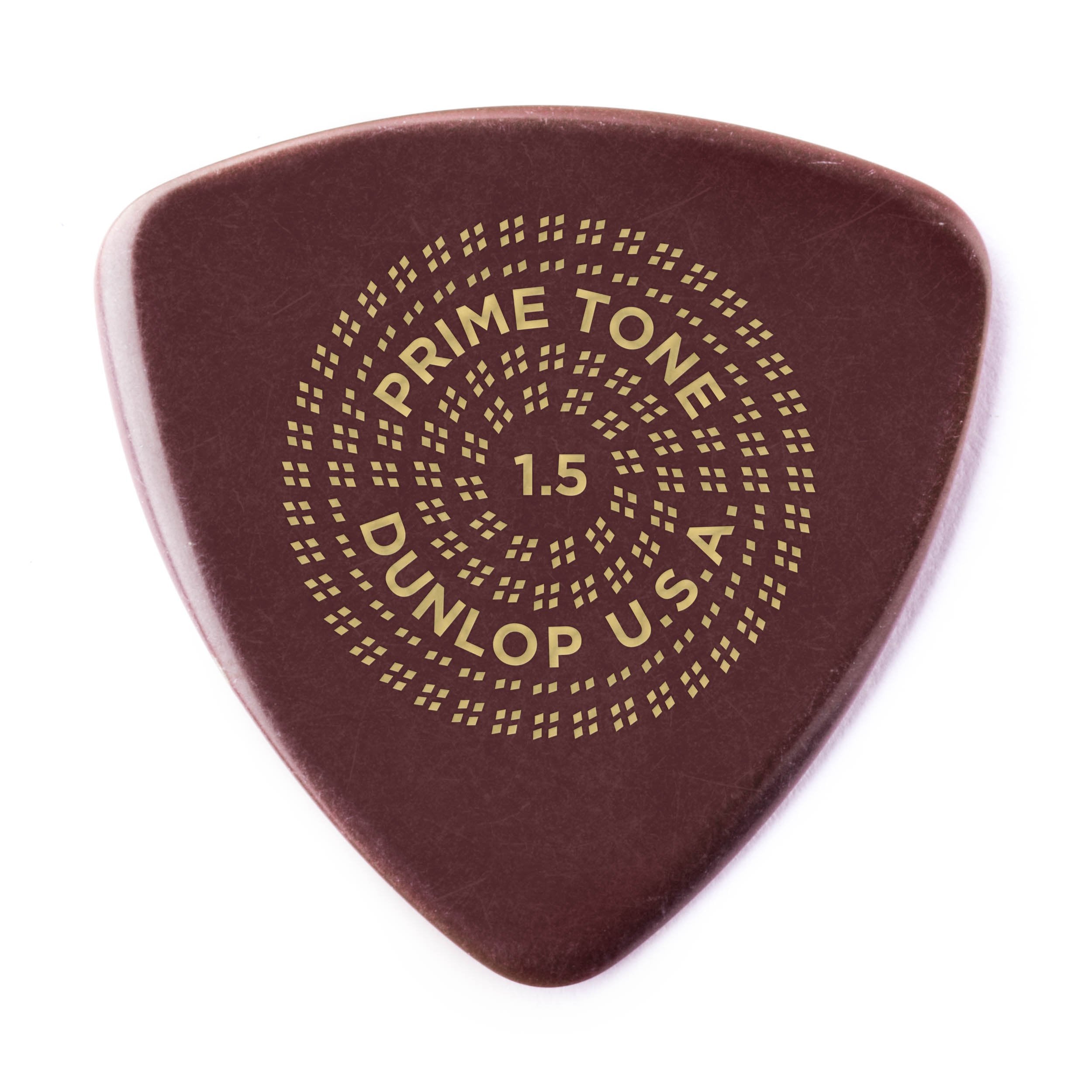 Jim Dunlop 513R15 Primetone 1.5Mm Triangle Sculpted Plectra Guitar Picks, 12Pack