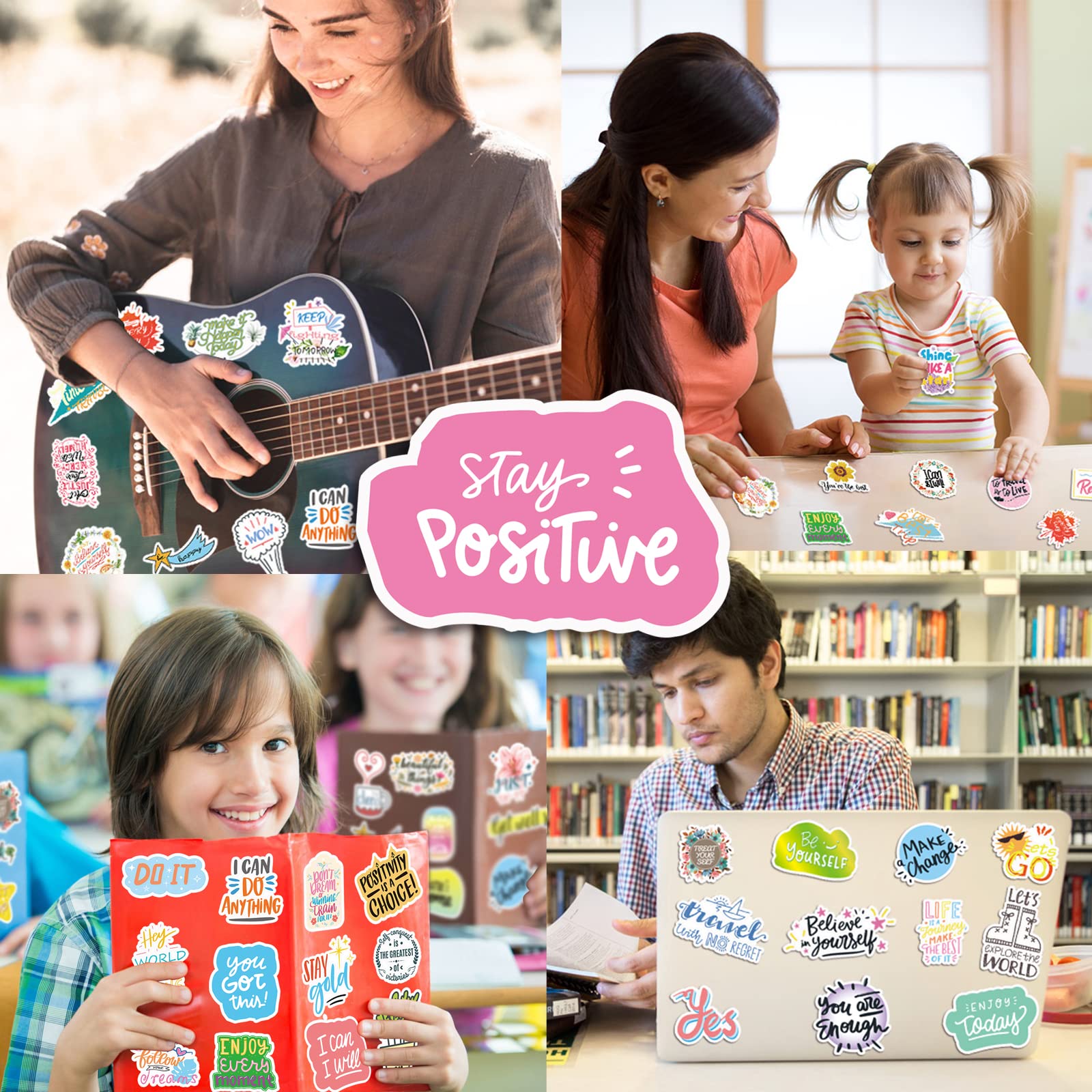 Inspirational Stickers,150Pcs Motivational Stickers For Water Bottles Positive Quote Stickers For Journaling Scrapbook Aesthtic